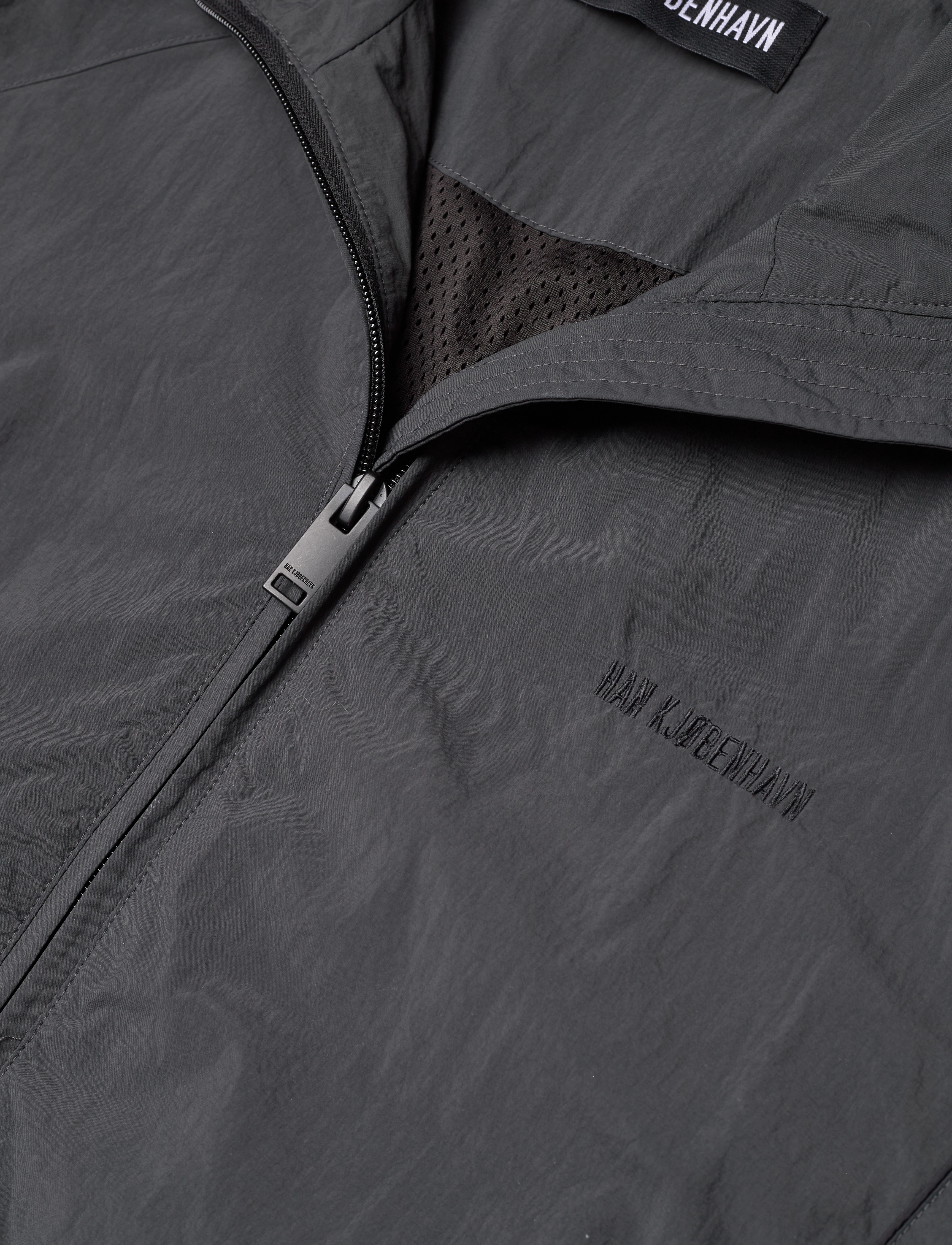 HAN Kjøbenhavn - Regular Track Jacket - anthracite black - 2