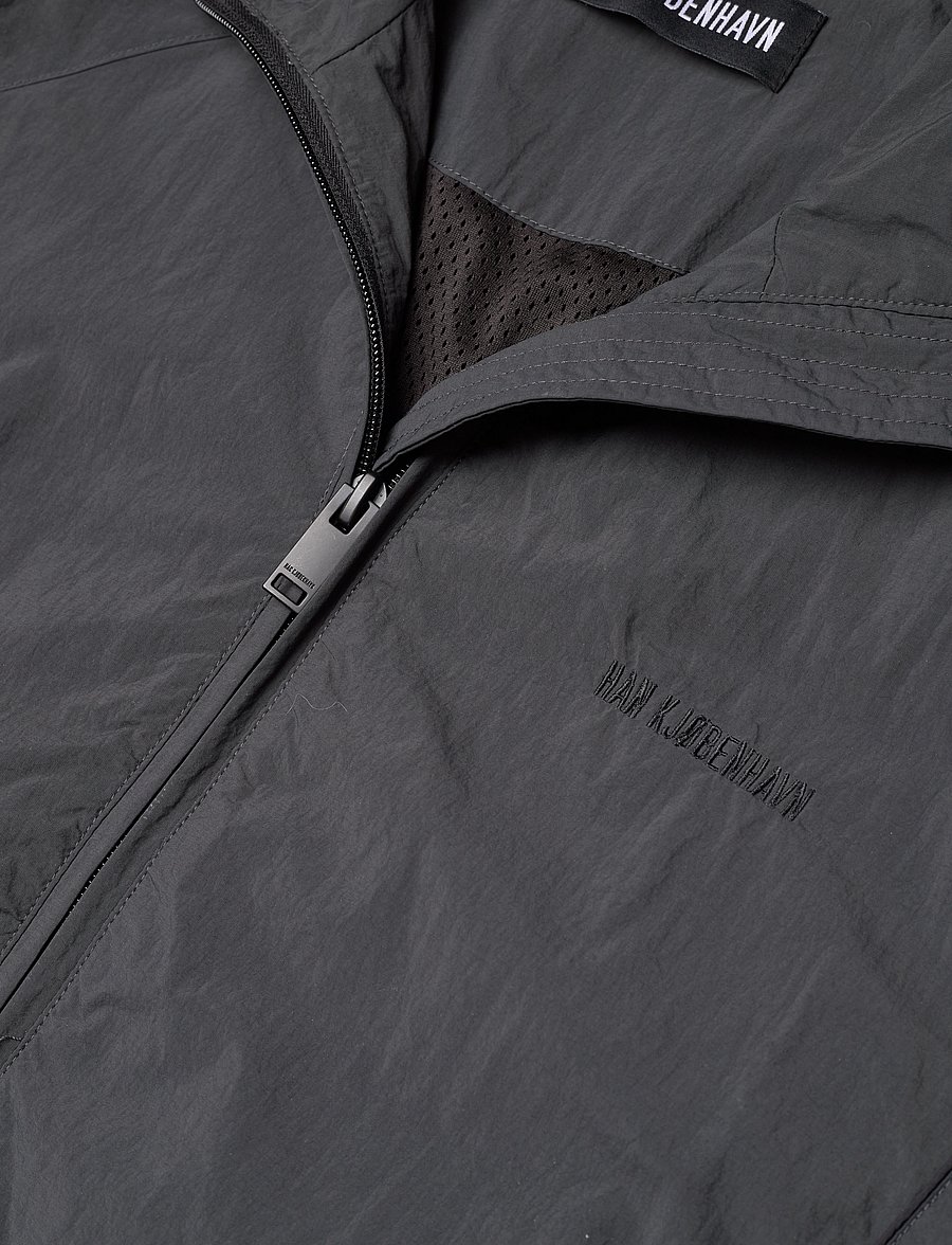 HAN Kjøbenhavn - Regular Track Jacket - anthracite black - 2
