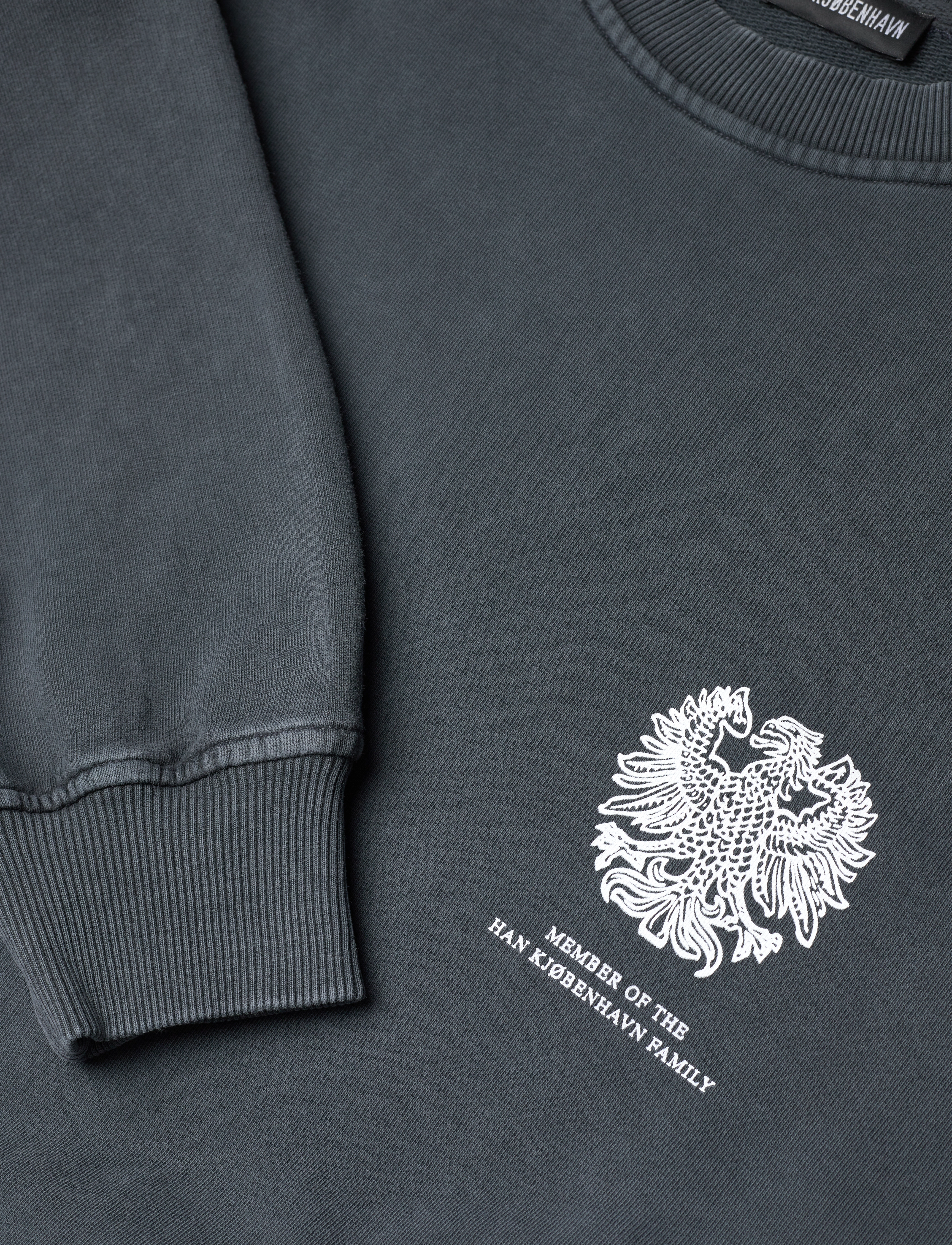 HAN Kjøbenhavn - Monogram Printed Crewneck - black - 2