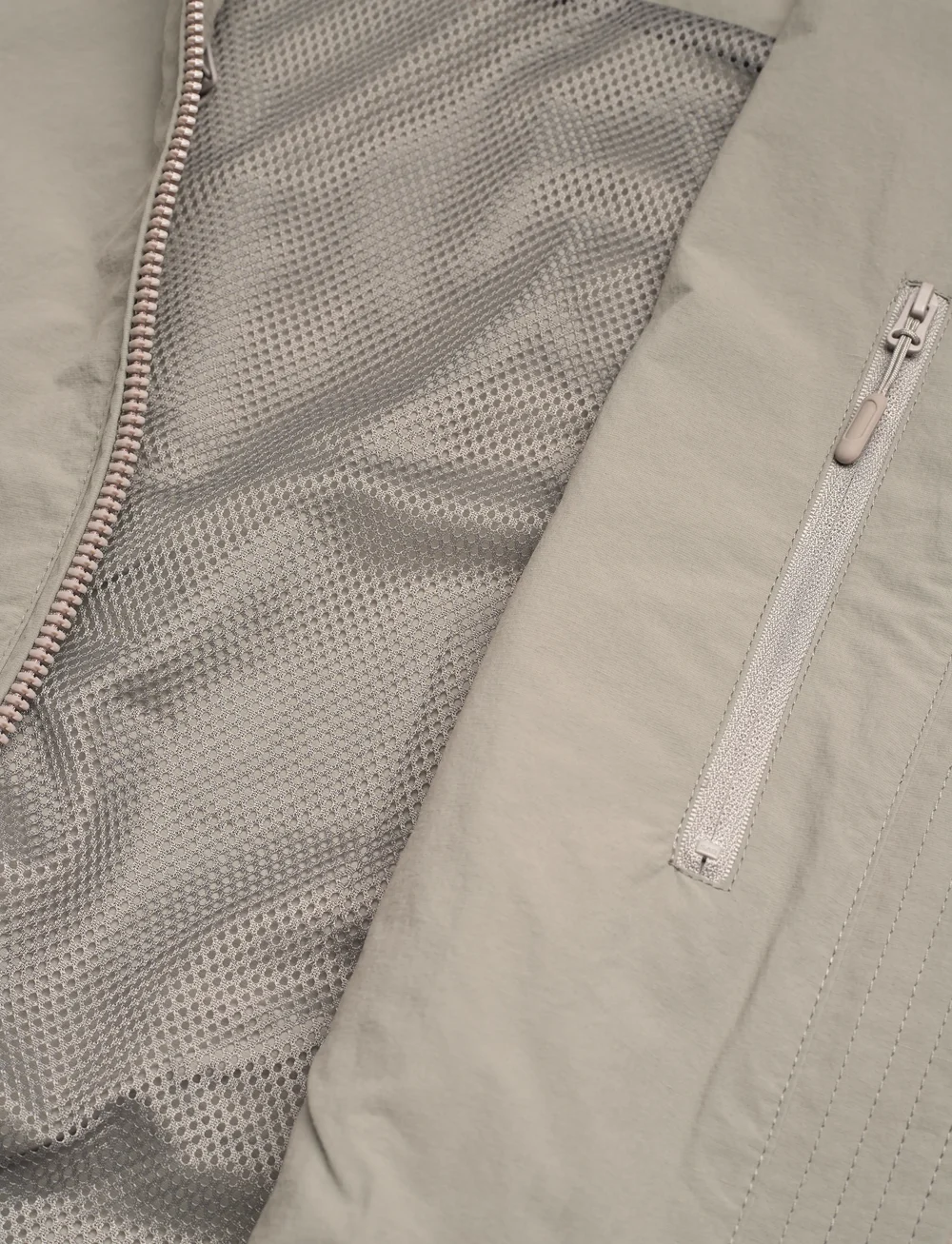 HAN Kjøbenhavn - Panelled Track Jacket - höstjackor - stone grey - 4