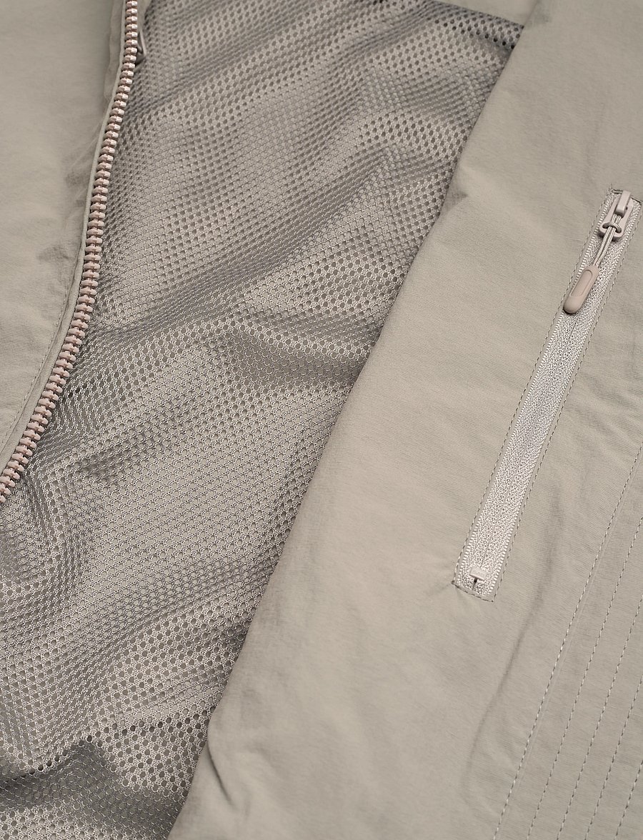HAN Kjøbenhavn - Panelled Track Jacket - stone grey - 4