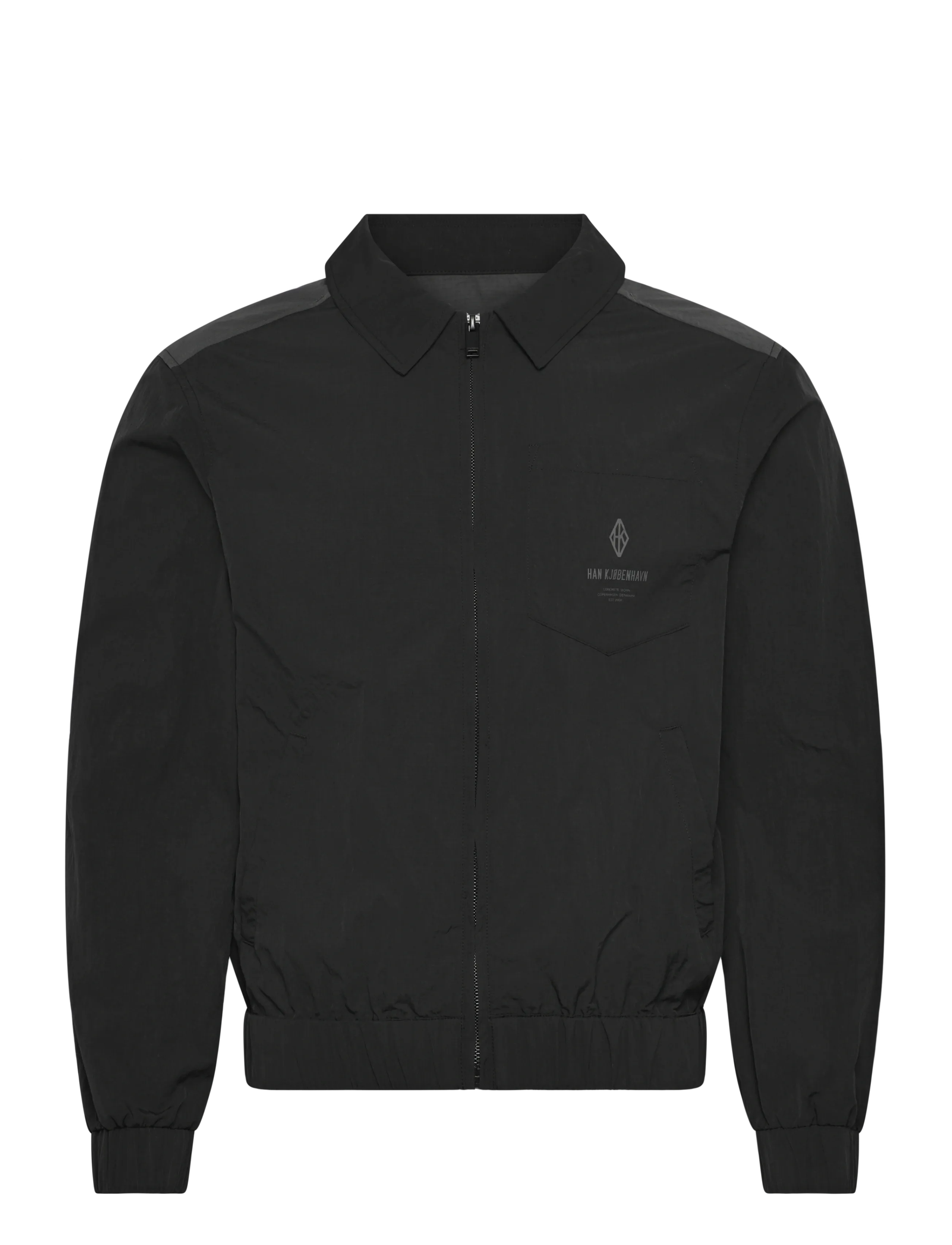 HAN KJØBENHAVN Elasticated Shirt Schwarz - 50 - Herren