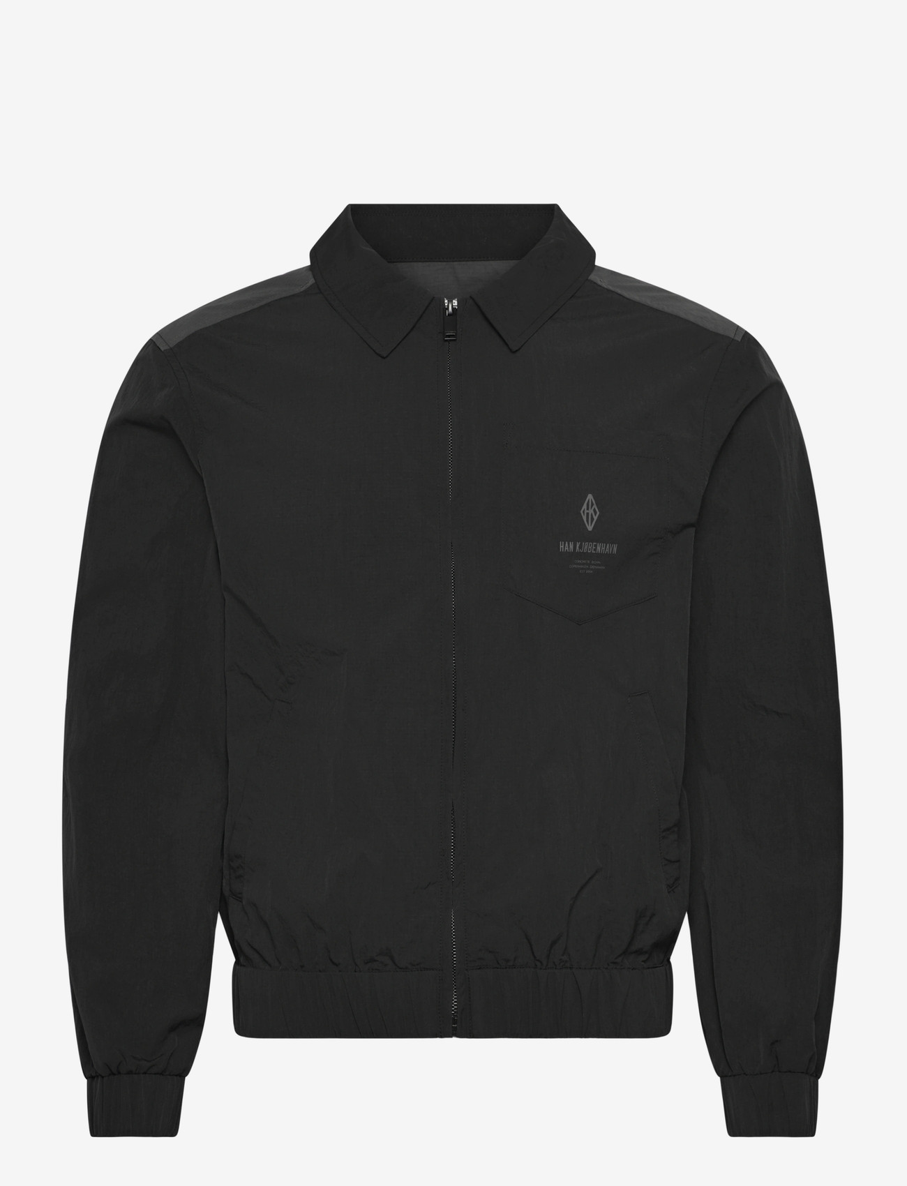 HAN Kjøbenhavn - Elasticated Shirt - basic shirts - black - 1