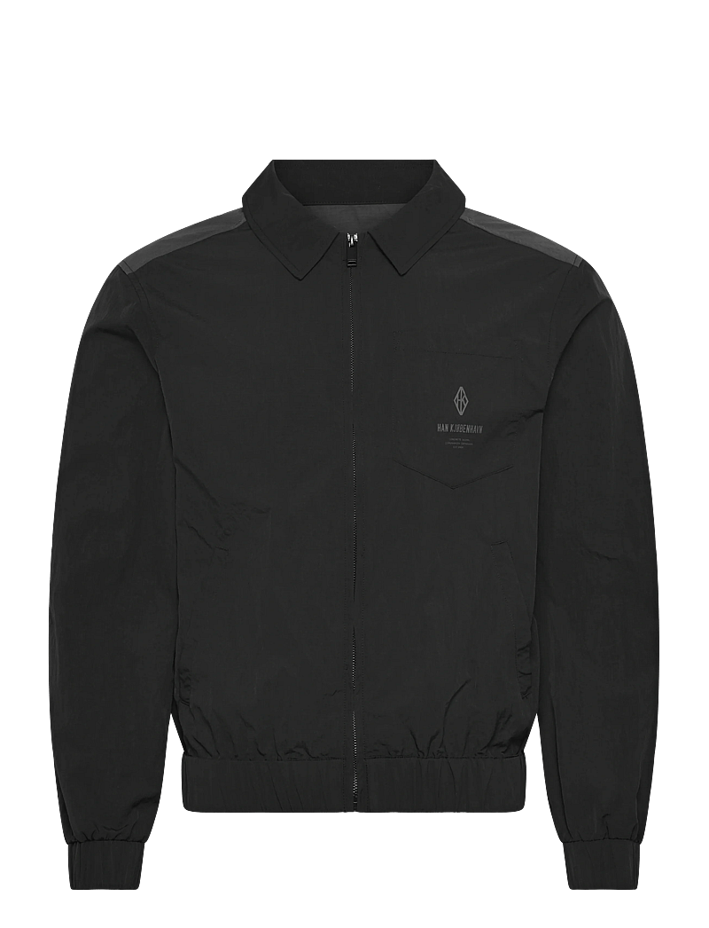 HAN Kjøbenhavn - Elasticated Shirt - basic shirts - black - 1