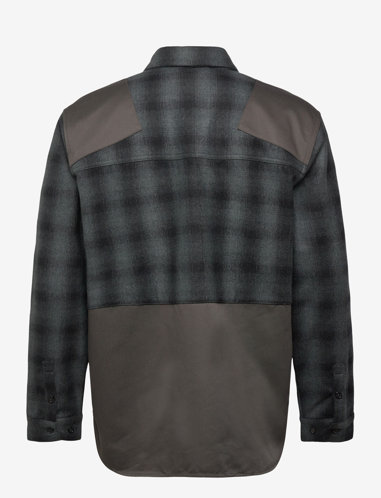 HAN Kjøbenhavn - Patch Army Shirt - flanellskjortor - dark grey - 2