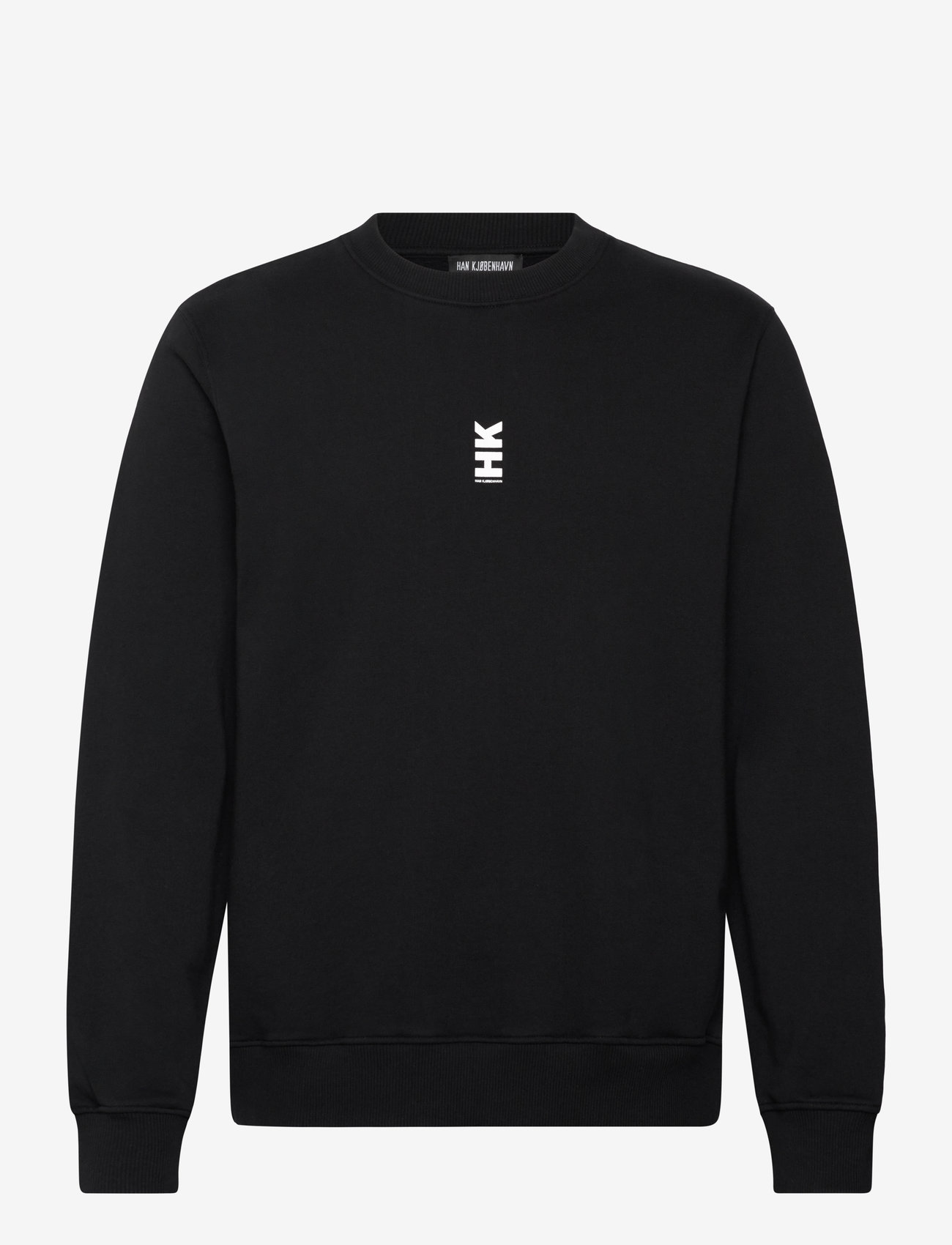 HAN Kjøbenhavn - Regular Fit Crewneck - collegepaidat - black - 0