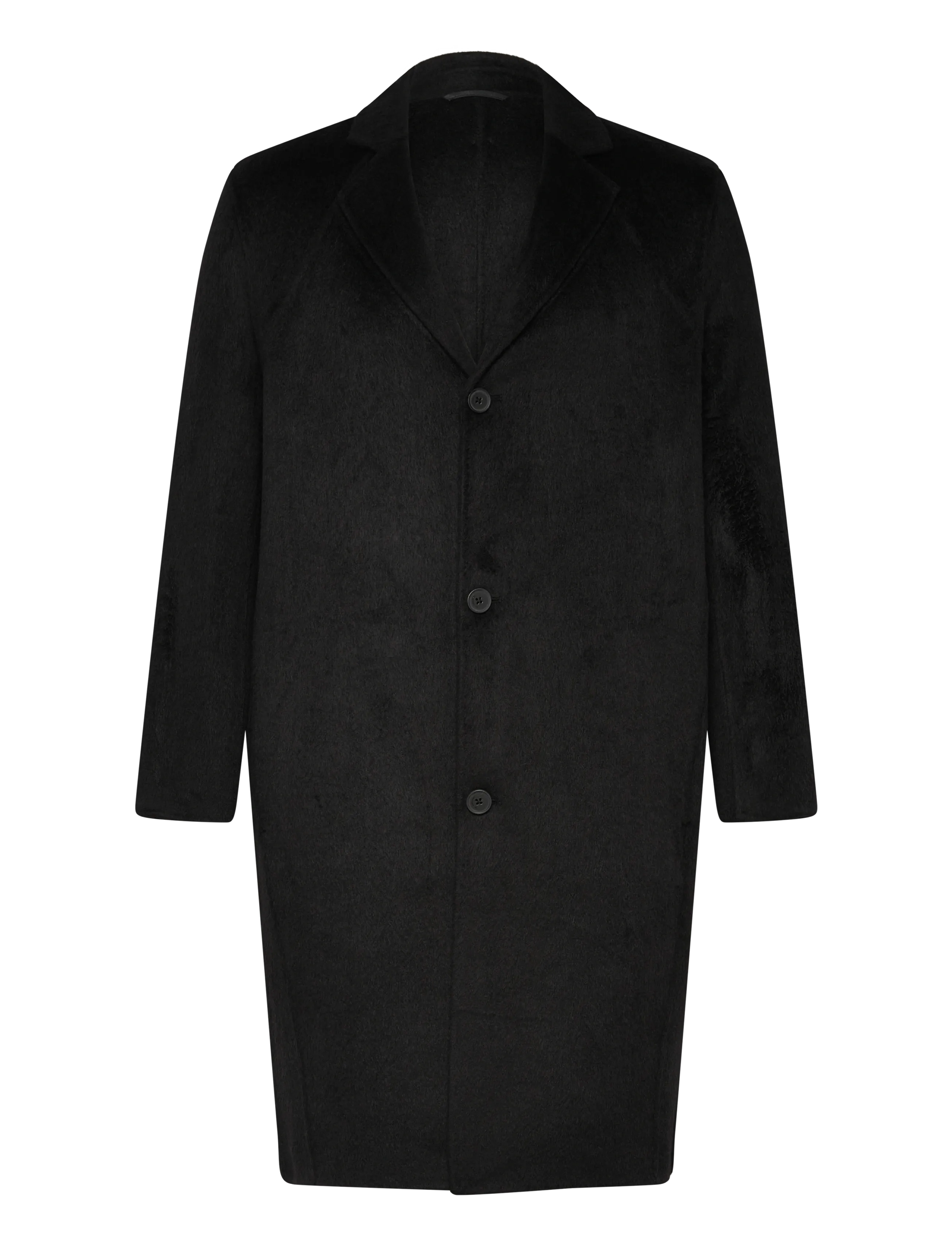 HAN KJØBENHAVN Diamond-Detailed Mantel Schwarz - 50 - Herren
