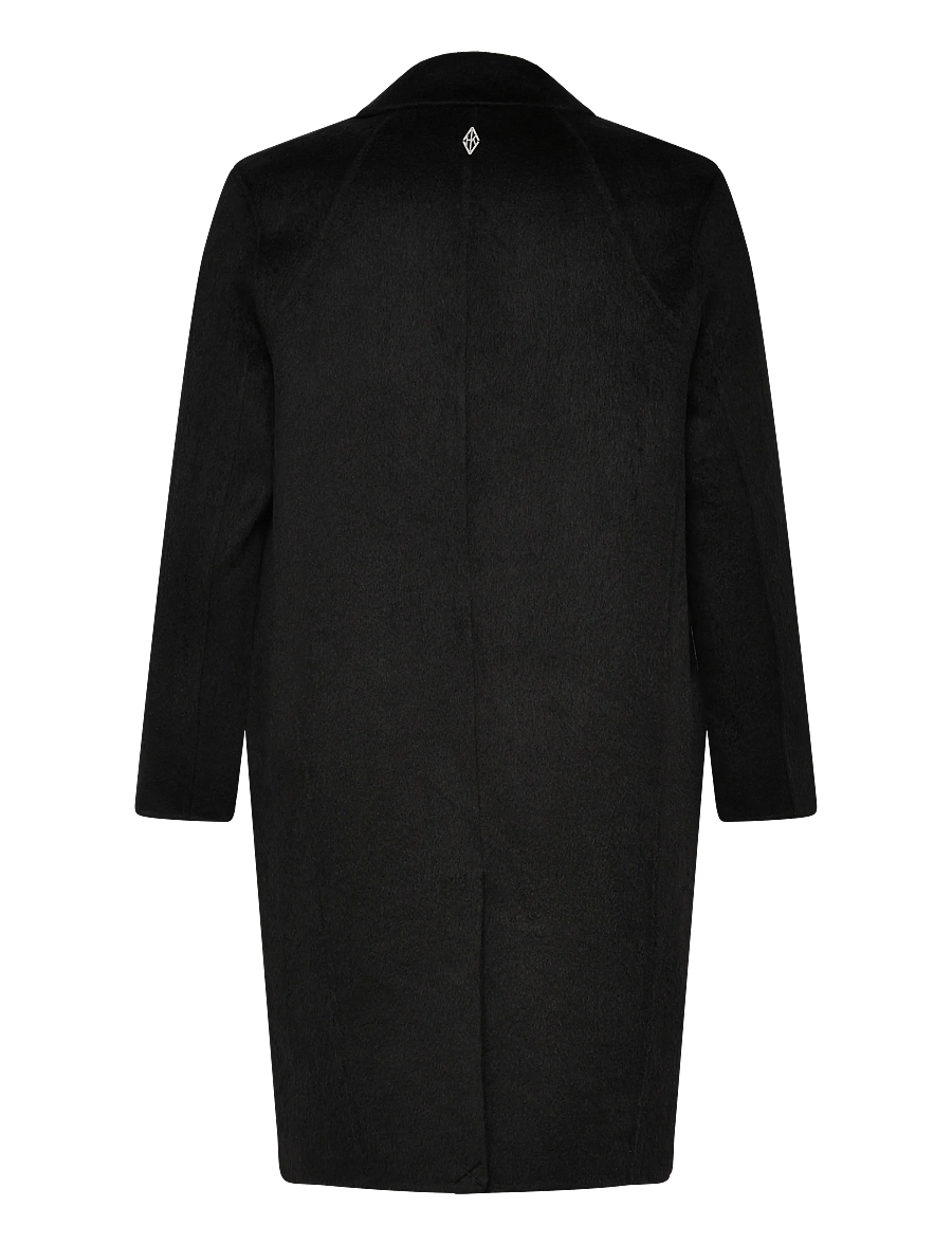 HAN Kjøbenhavn - Diamond-detailed Coat - wollmäntel - black - 2