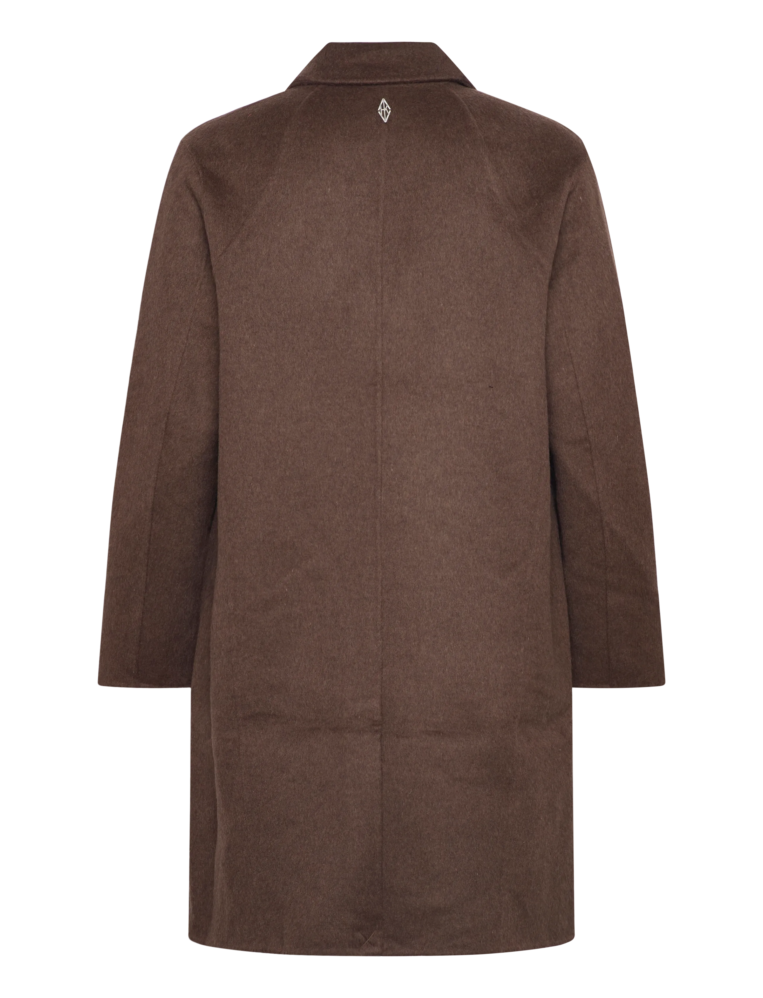 HAN Kjøbenhavn - Diamond-detailed Coat - wollmäntel - dusty brown - 2
