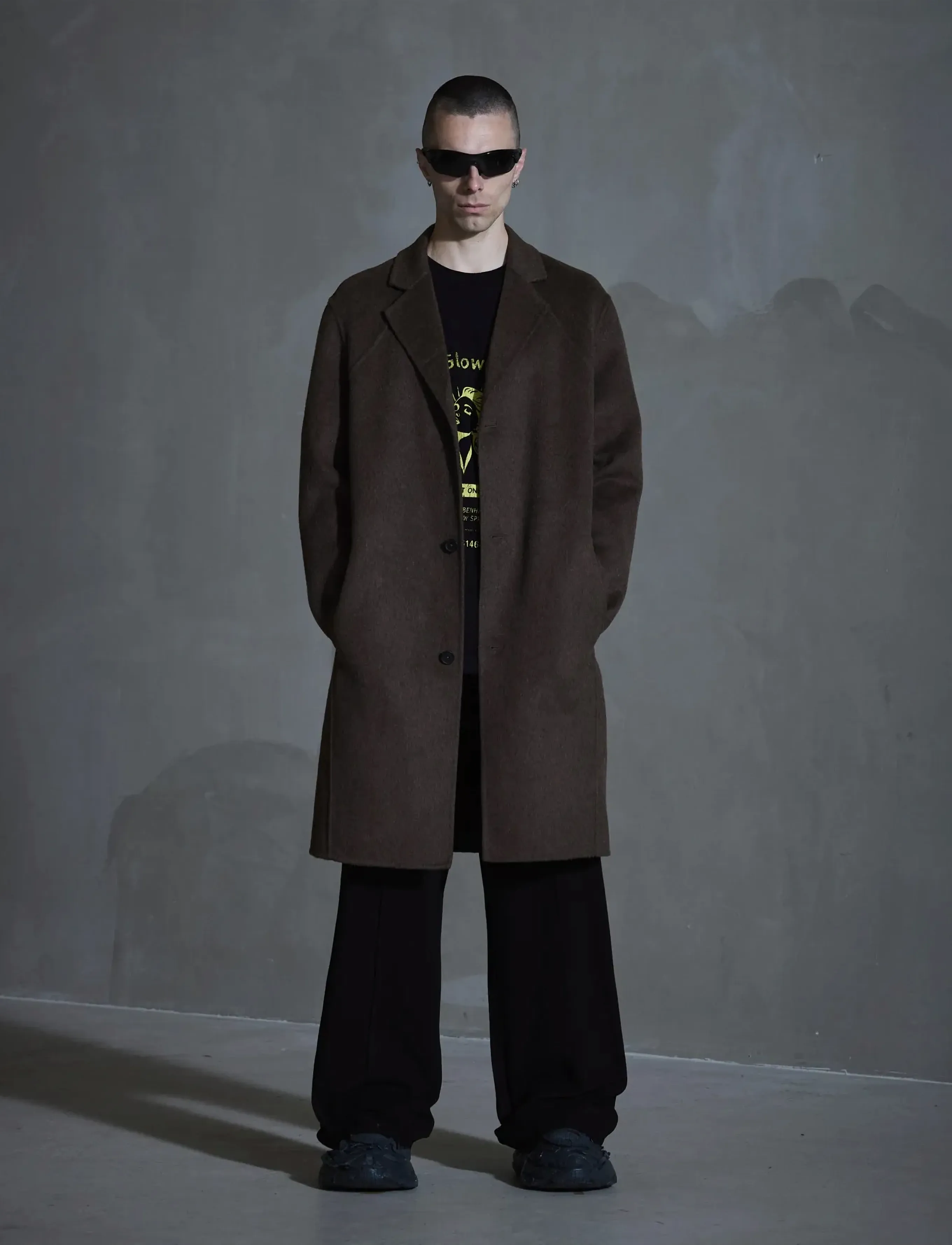 HAN Kjøbenhavn Diamond-detailed Coat - Frakkar - DUSTY BROWN / brown