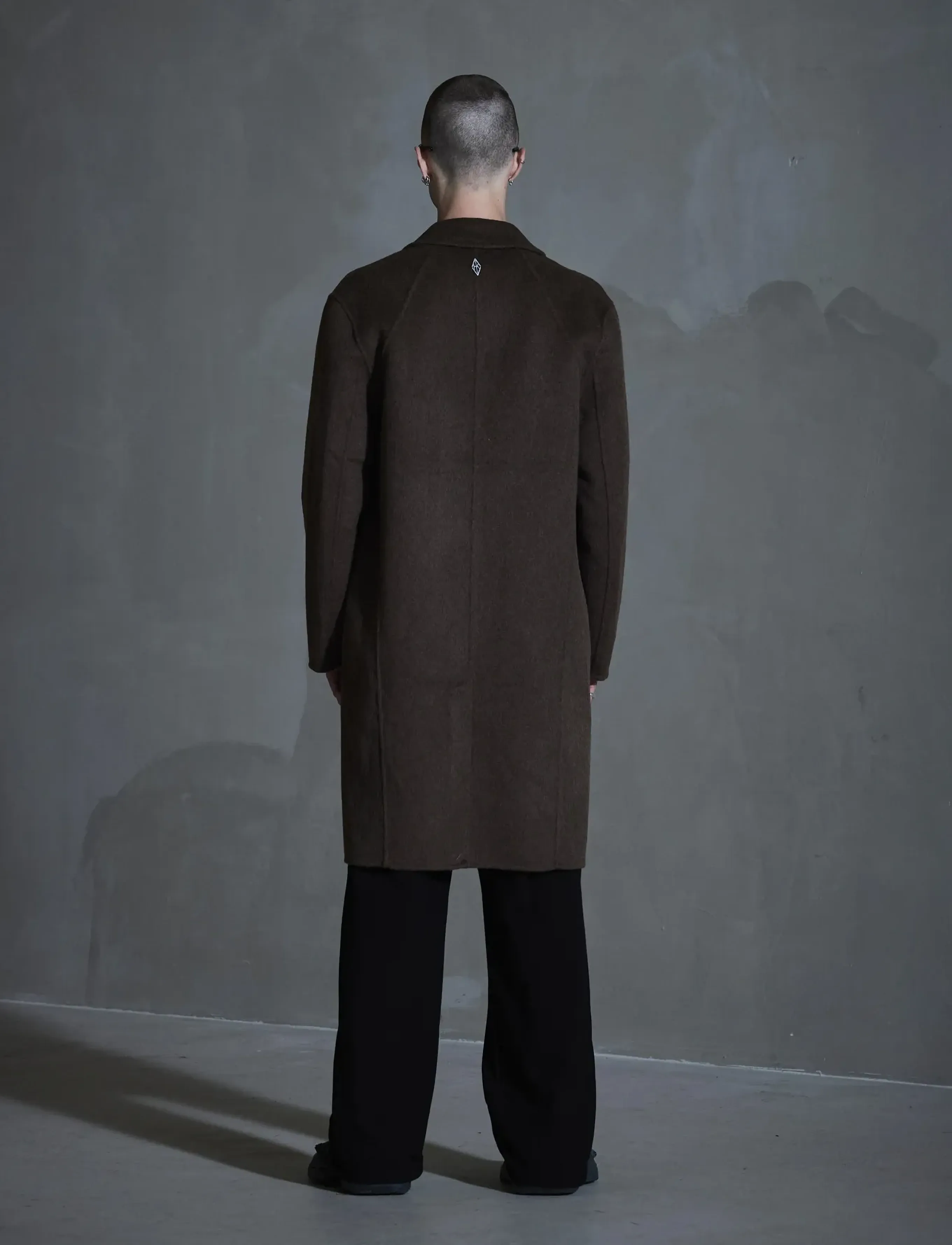 HAN Kjøbenhavn - Diamond-detailed Coat - wollmäntel - dusty brown - 3