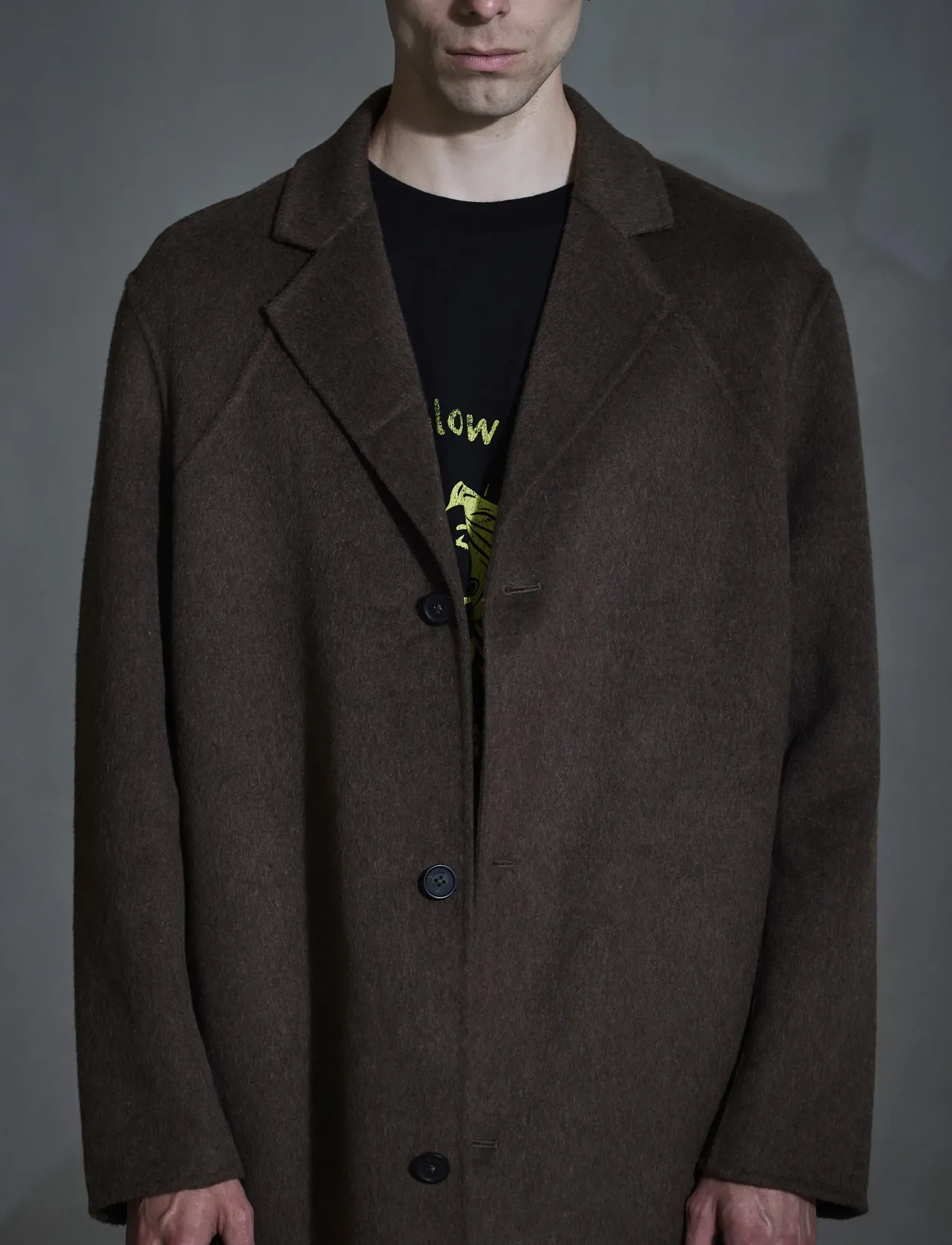 HAN Kjøbenhavn - Diamond-detailed Coat - wollmäntel - dusty brown - 5