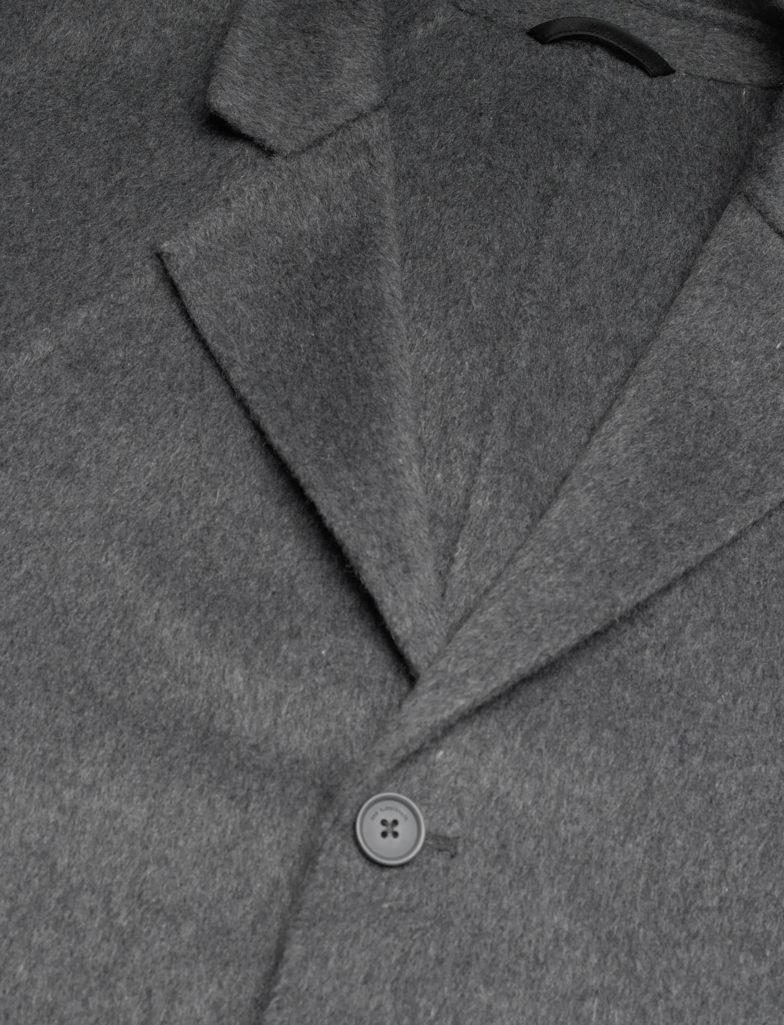 HAN Kjøbenhavn - Diamond-detailed Coat - uldfrakker - smoke grey - 3