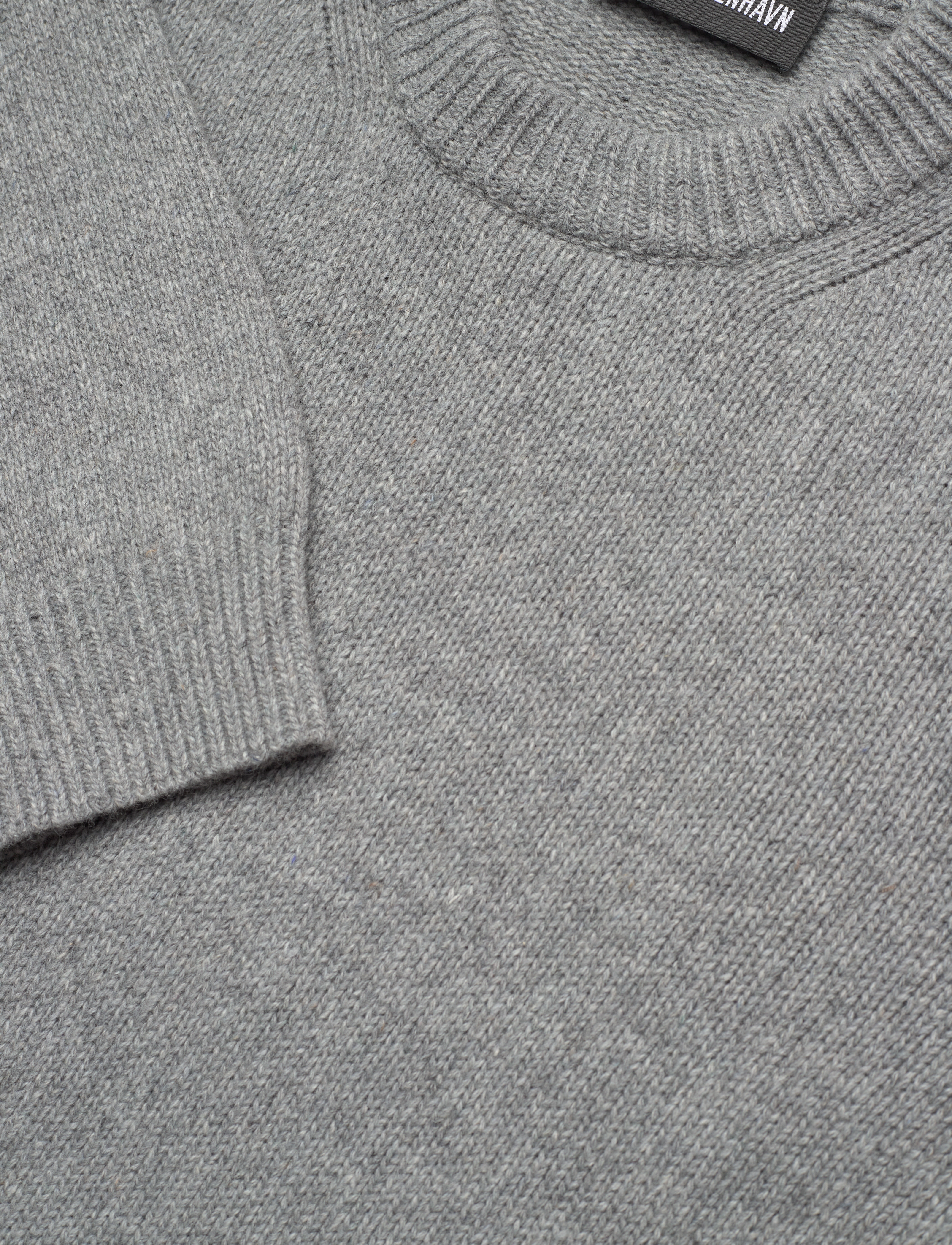 HAN Kjøbenhavn - Crewneck Knit Cashmere Blend - grey - 2