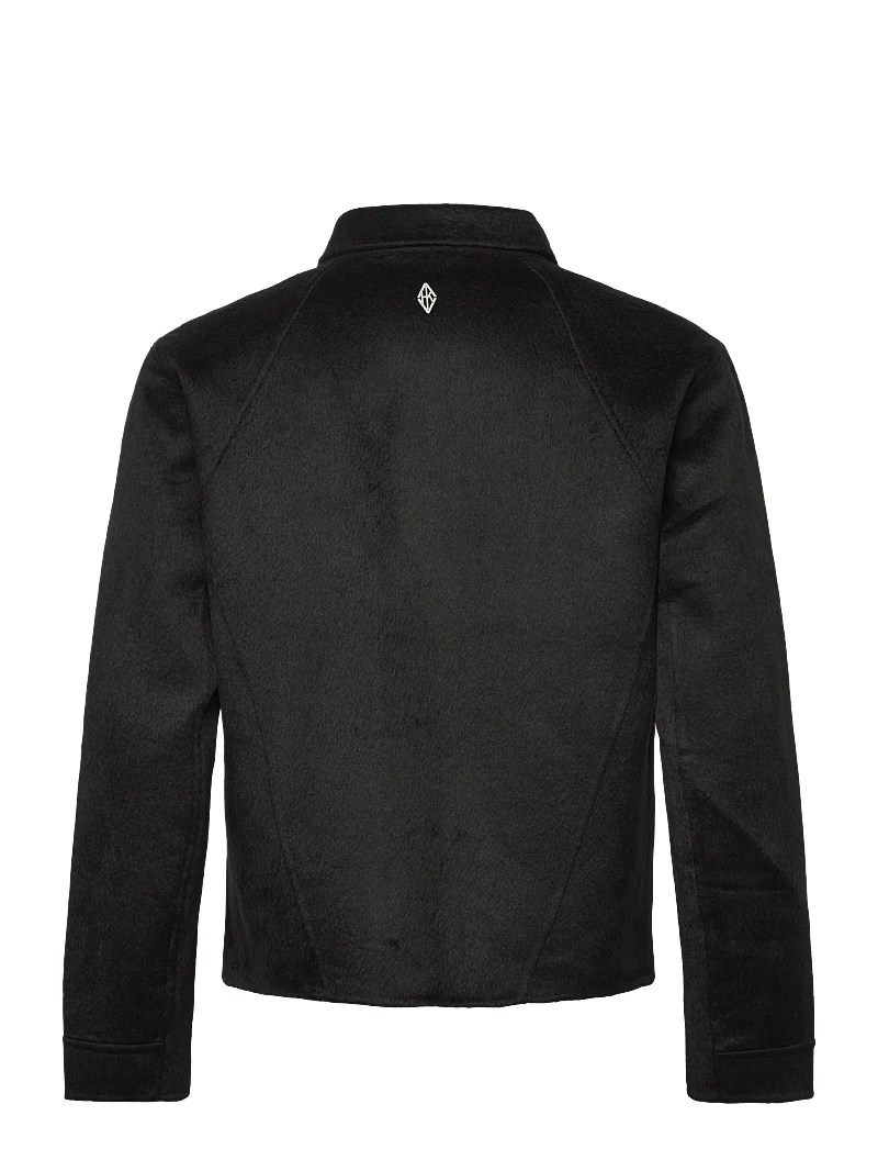 HAN Kjøbenhavn - Diamond Boxy Jacket - uldjakker - black - 1