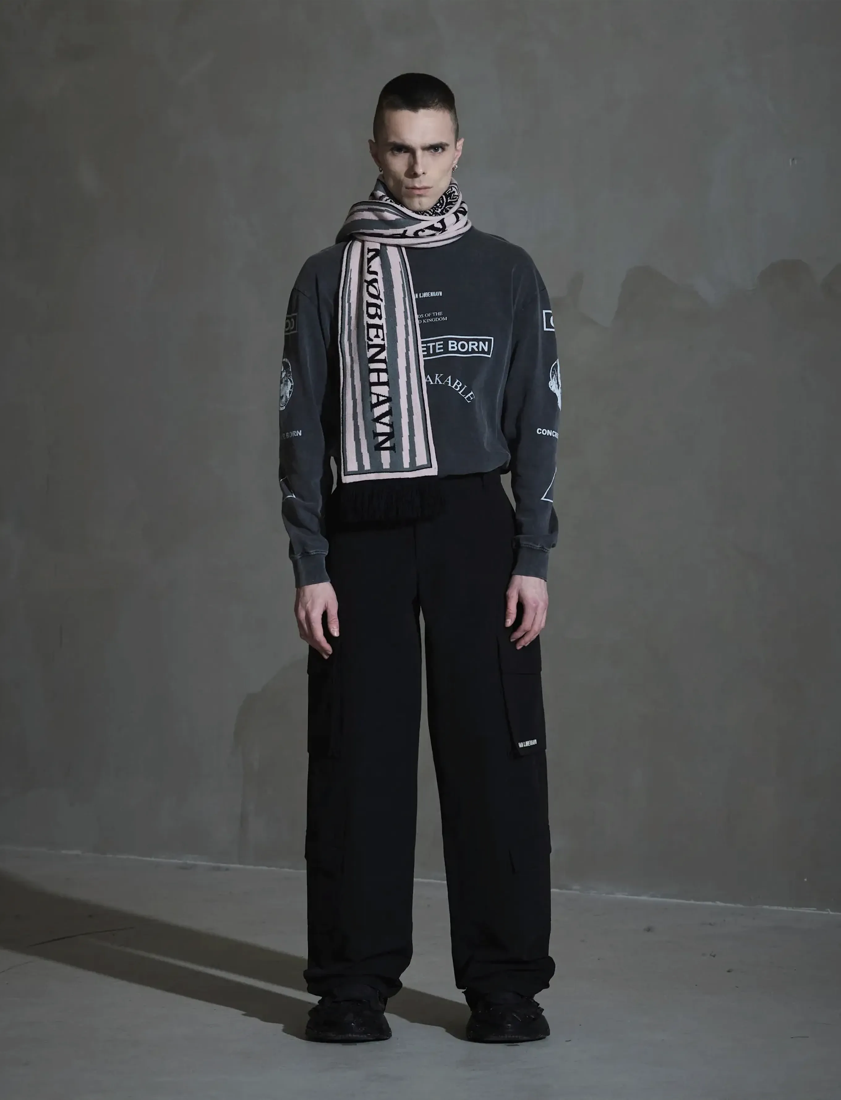 HAN Kjøbenhavn Ripstop Cargo Trousers - Kleidung - BLACK / black