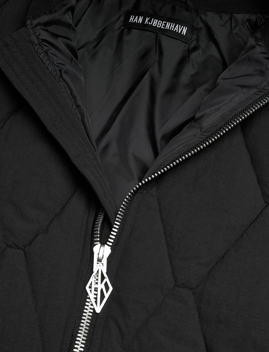 HAN Kjøbenhavn - Diamond Padded Jacket - forede jakker - black - 3