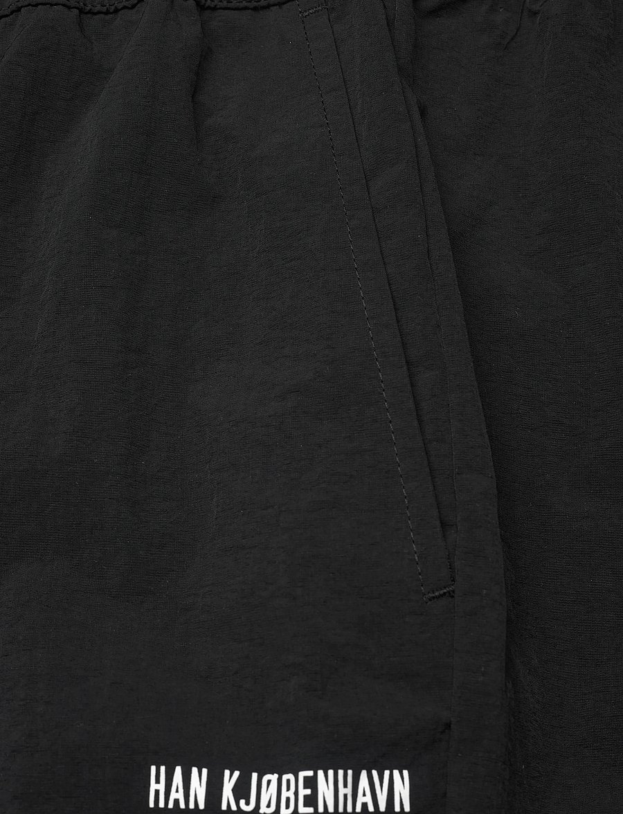 HAN Kjøbenhavn - Nylon Track Shorts - shorts en molleton - black - 4