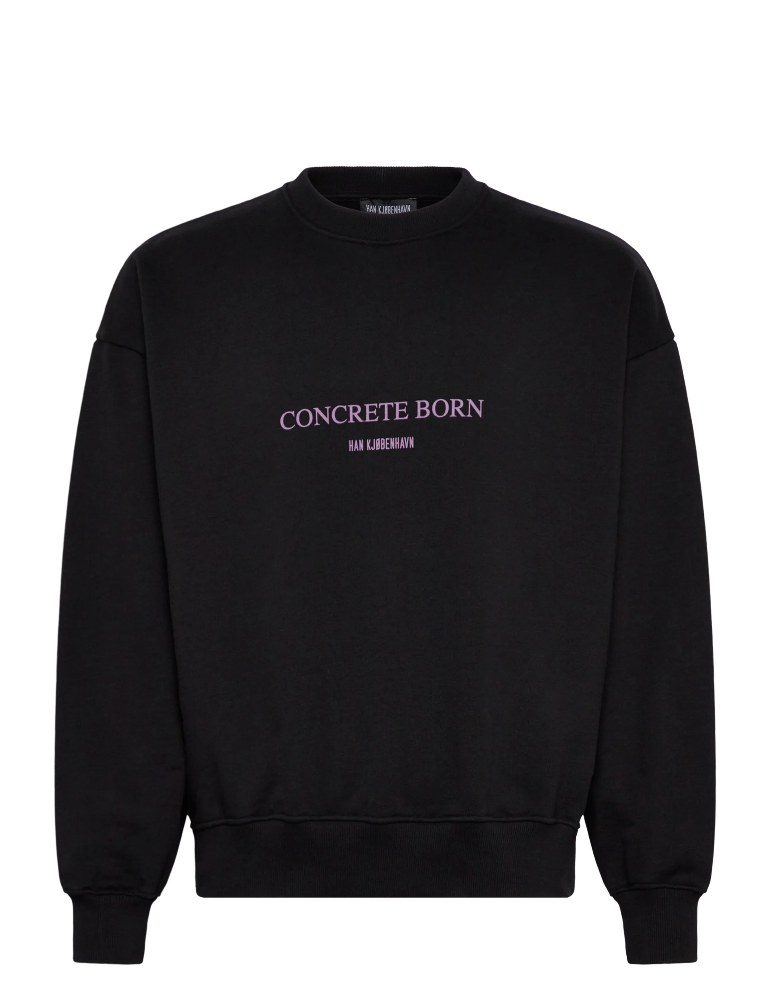 HAN KJØBENHAVN Logo Oversized Crewneck Schwarz - L - Herren