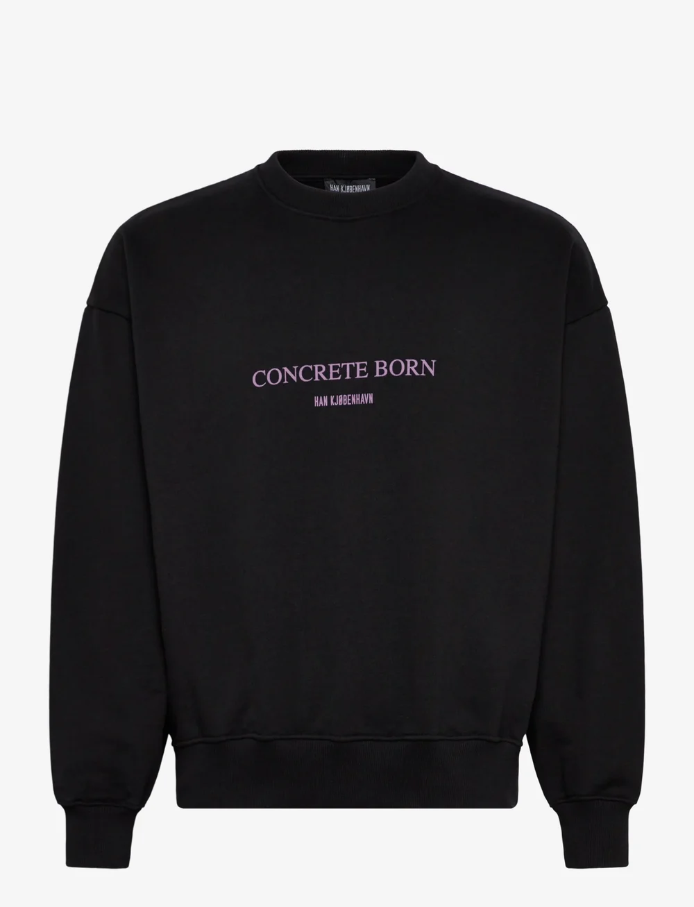 HAN Kjøbenhavn - Logo Oversized Crewneck - shoppa efter tillfälle - black - 0