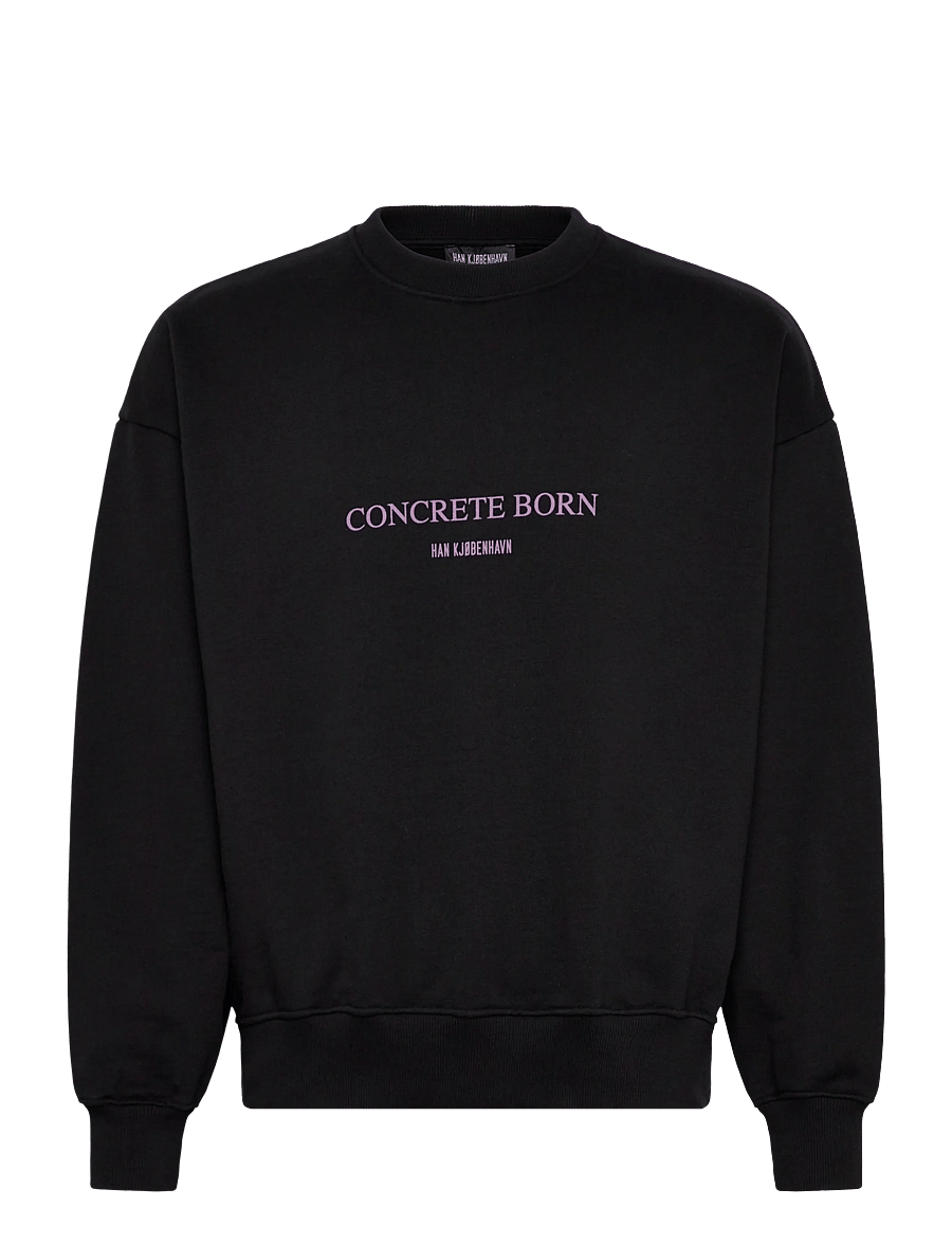 HAN Kjøbenhavn - Logo Oversized Crewneck - shop efter anledning - black - 0