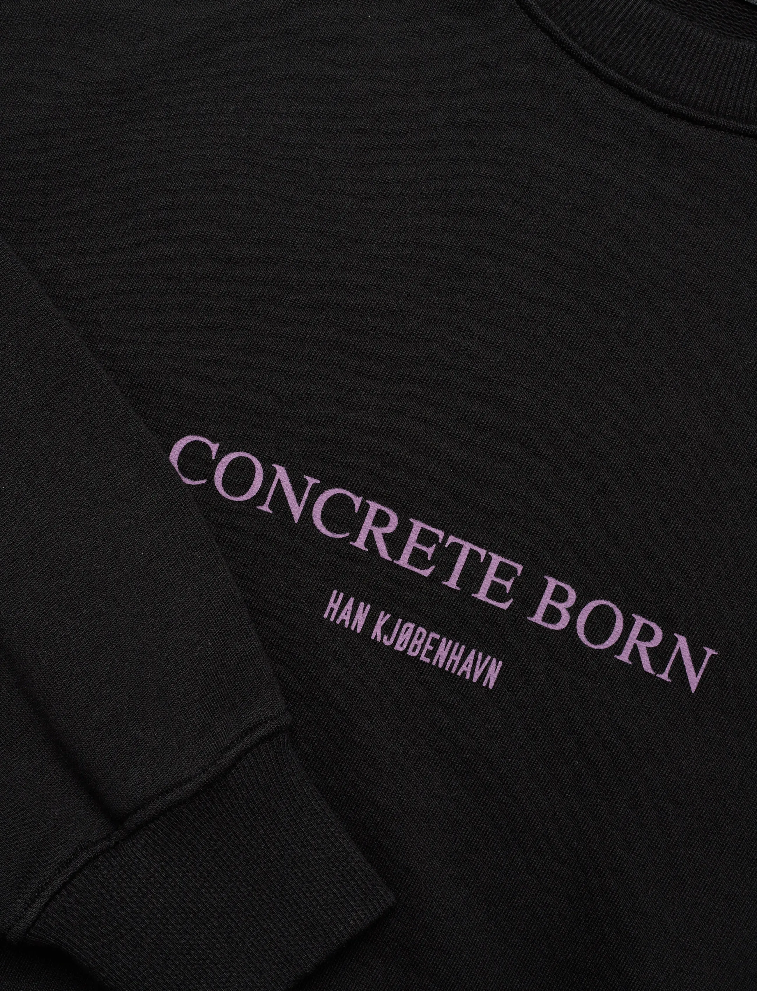 HAN Kjøbenhavn - Logo Oversized Crewneck - collegepaidat - black - 2