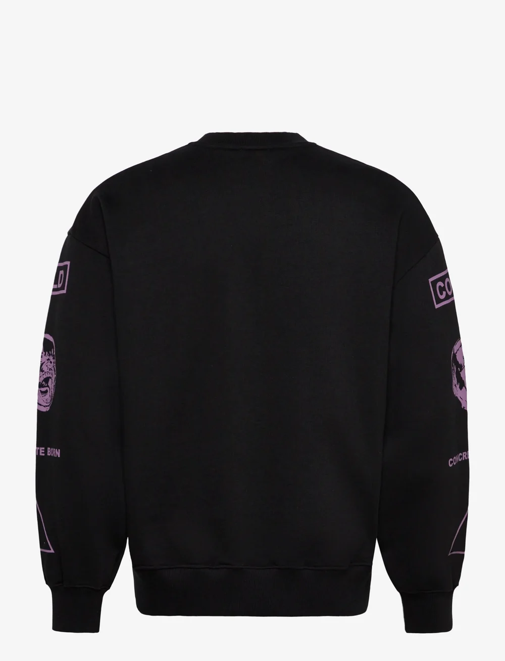 HAN Kjøbenhavn - Graphic Printed Crewneck - osta olukorra järgi - black - 1