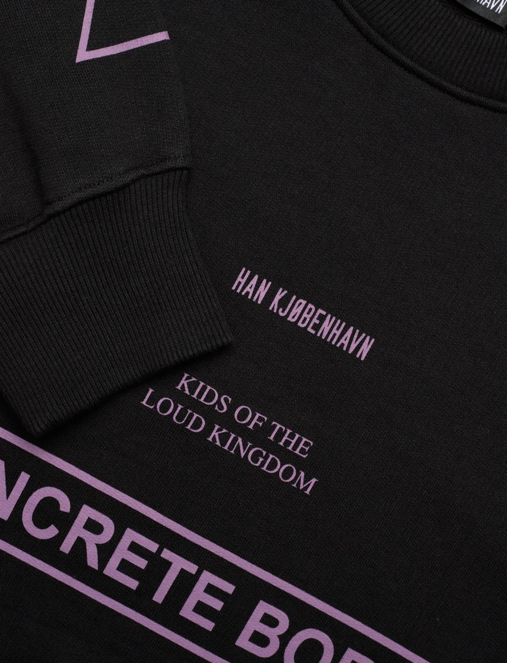 HAN Kjøbenhavn - Graphic Printed Crewneck - osta olukorra järgi - black - 4