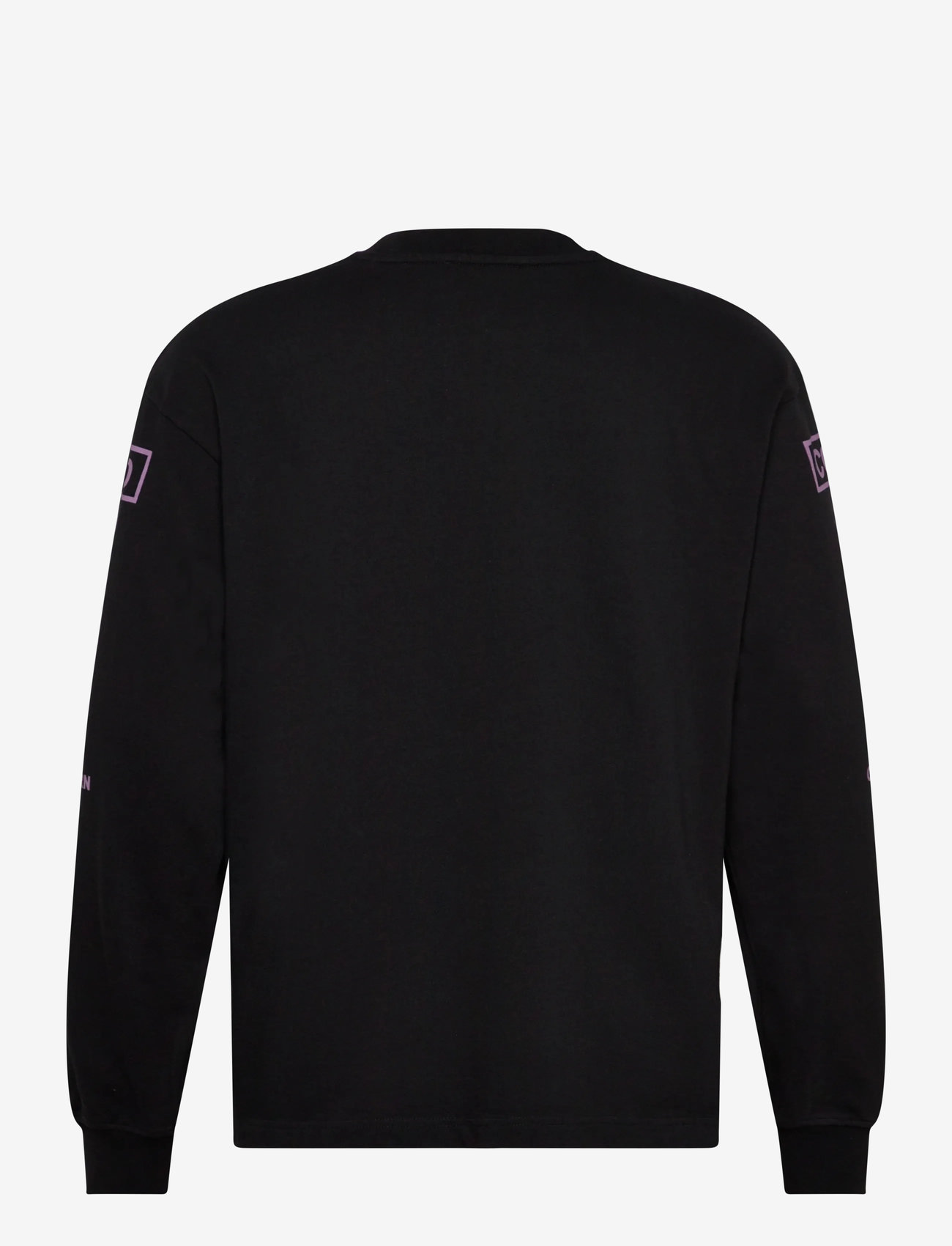 HAN Kjøbenhavn - Graphic Long Sleeve Tee - langærmede t-shirts - black - 1