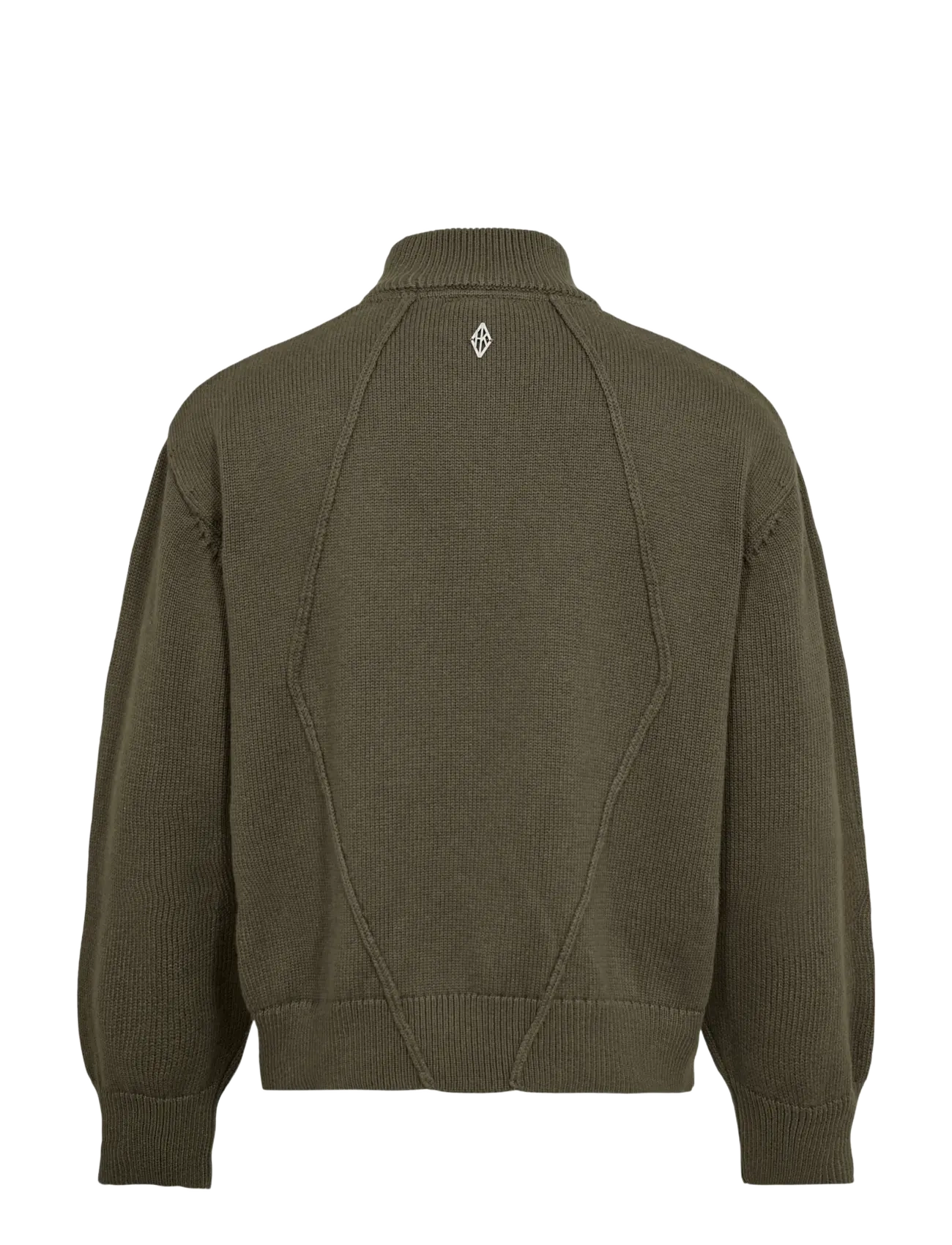 HAN Kjøbenhavn - Diamond Knit Cardigan - fullzip strik - deep green - 2