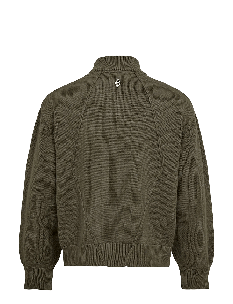 HAN Kjøbenhavn - Diamond Knit Cardigan - fullzip strik - deep green - 2