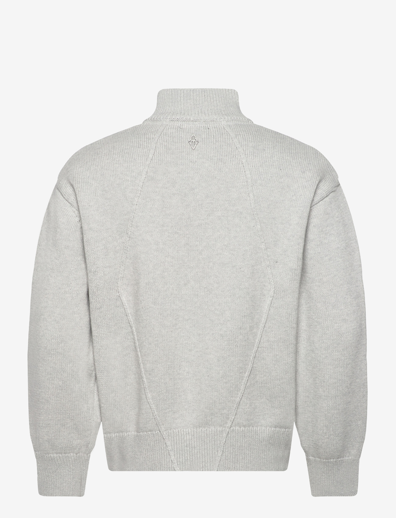 HAN Kjøbenhavn - Diamond Knit Cardigan - pullover mit durchgehendem reißverschluss - grey melange - 1