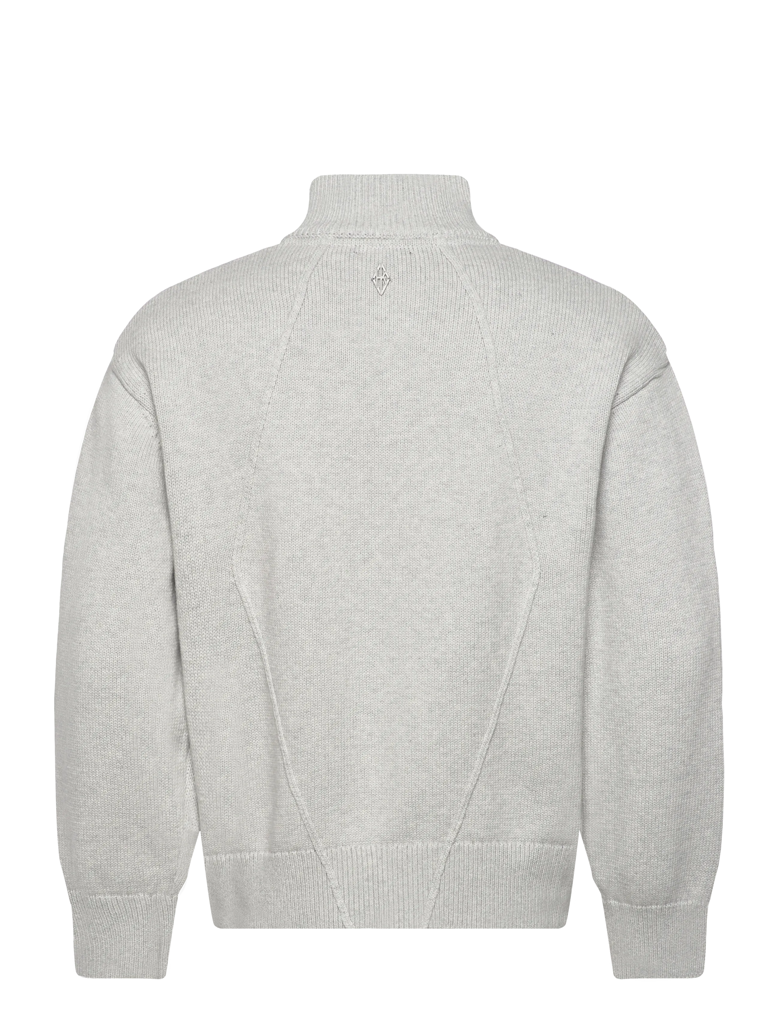 HAN Kjøbenhavn - Diamond Knit Cardigan - fullzip strik - grey melange - 2