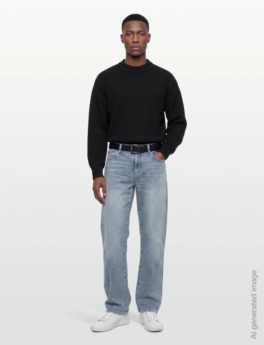 HAN Kjøbenhavn - Diamond Knit Sweater - rundhalsad - black - 0