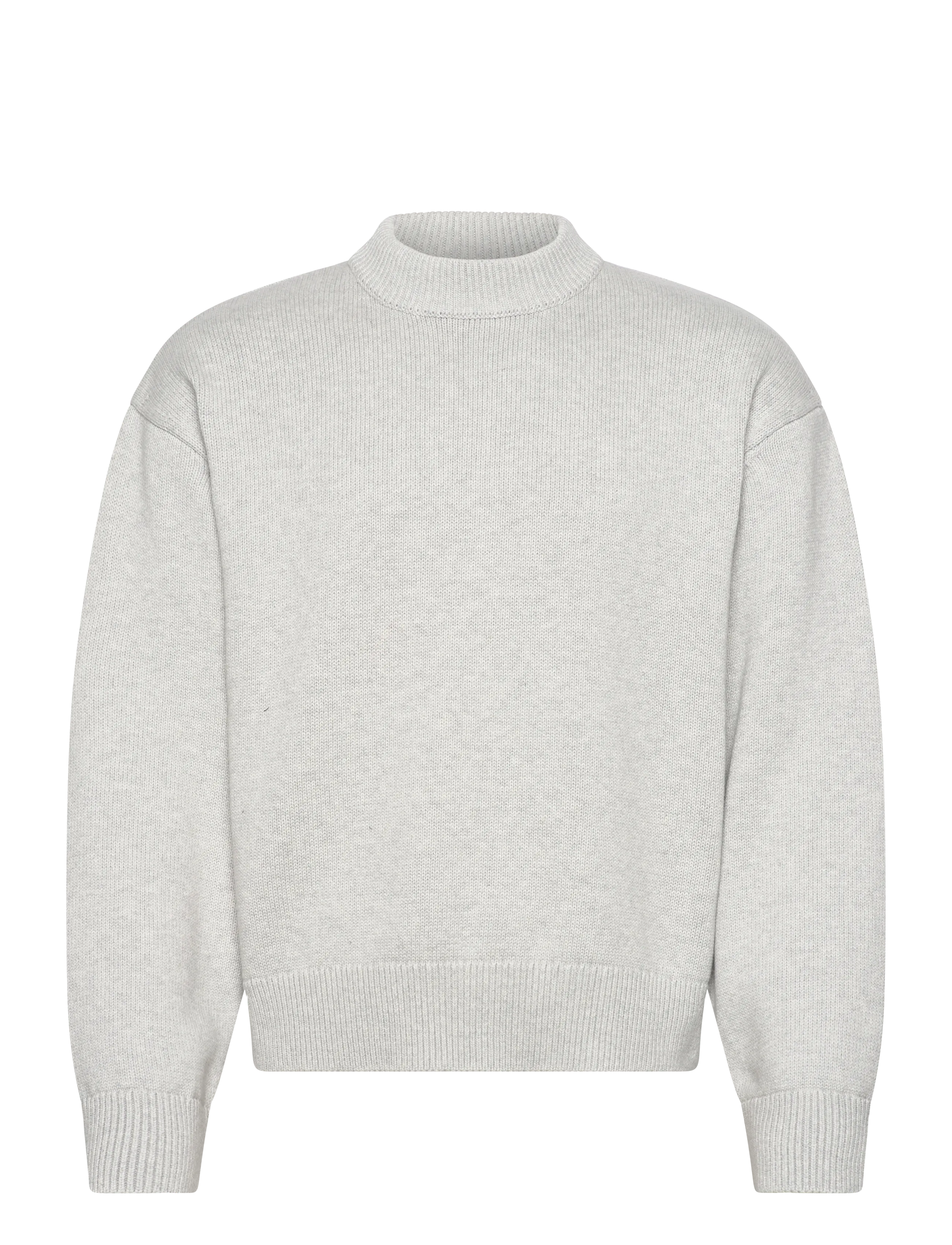 HAN Kjøbenhavn Diamond Knit Sweater - Designers - GREY MELANGE / grey
