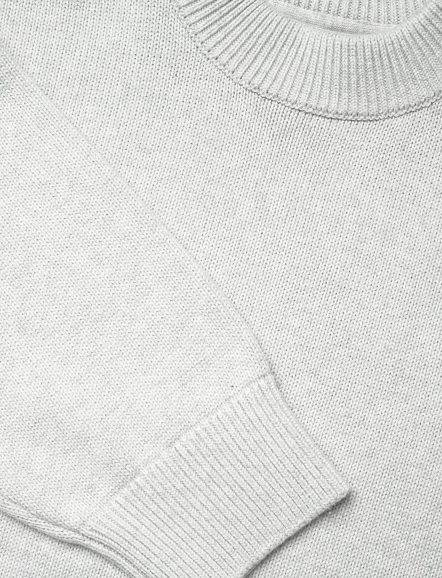 HAN Kjøbenhavn - Diamond Knit Sweater - Ümmarguse kaelusega kudumid - grey melange - 5
