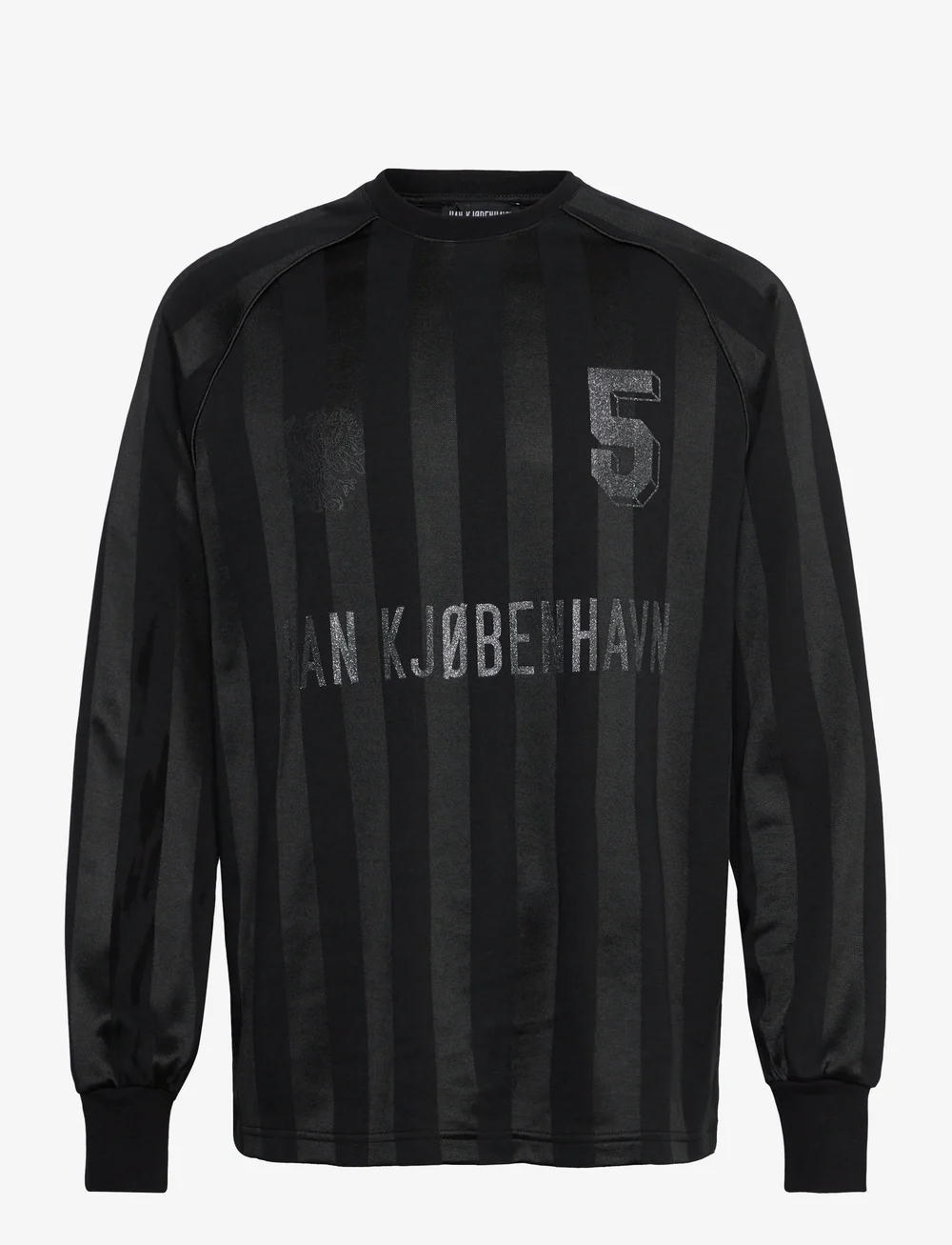 HAN Kjøbenhavn - Logo Football LS - pikkade varrukatega t-särgid - black - 0