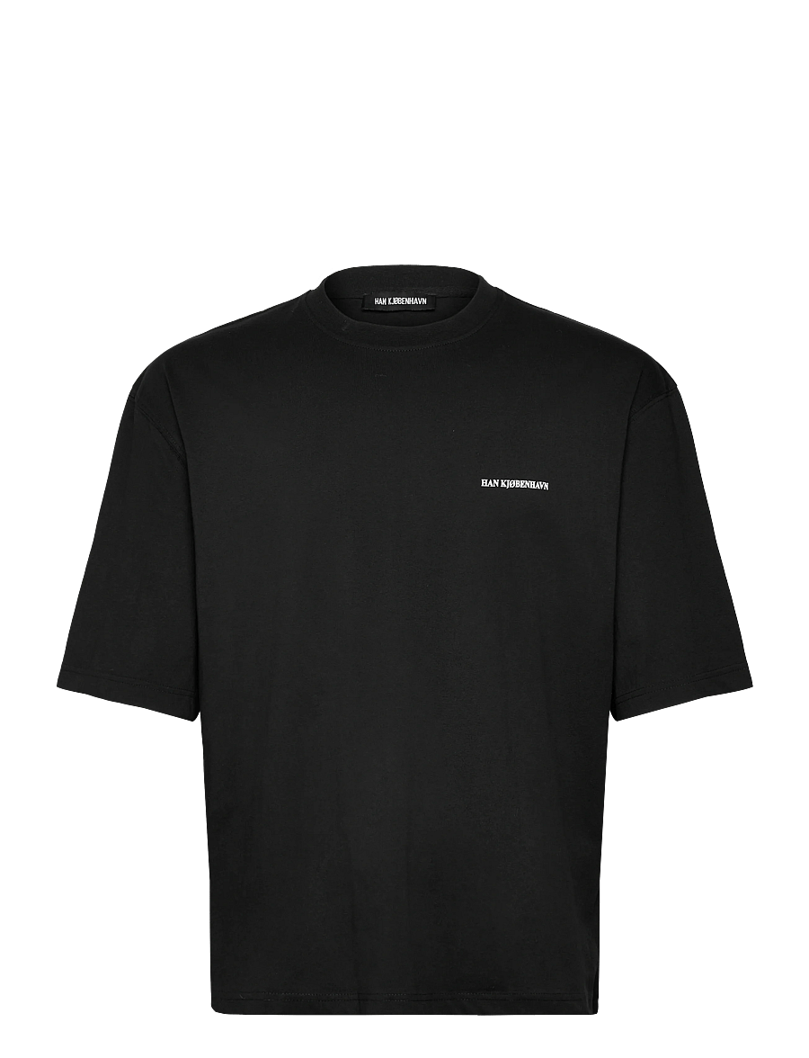 HAN Kjøbenhavn - Oversized Tee - short-sleeved t-shirts - black - 0