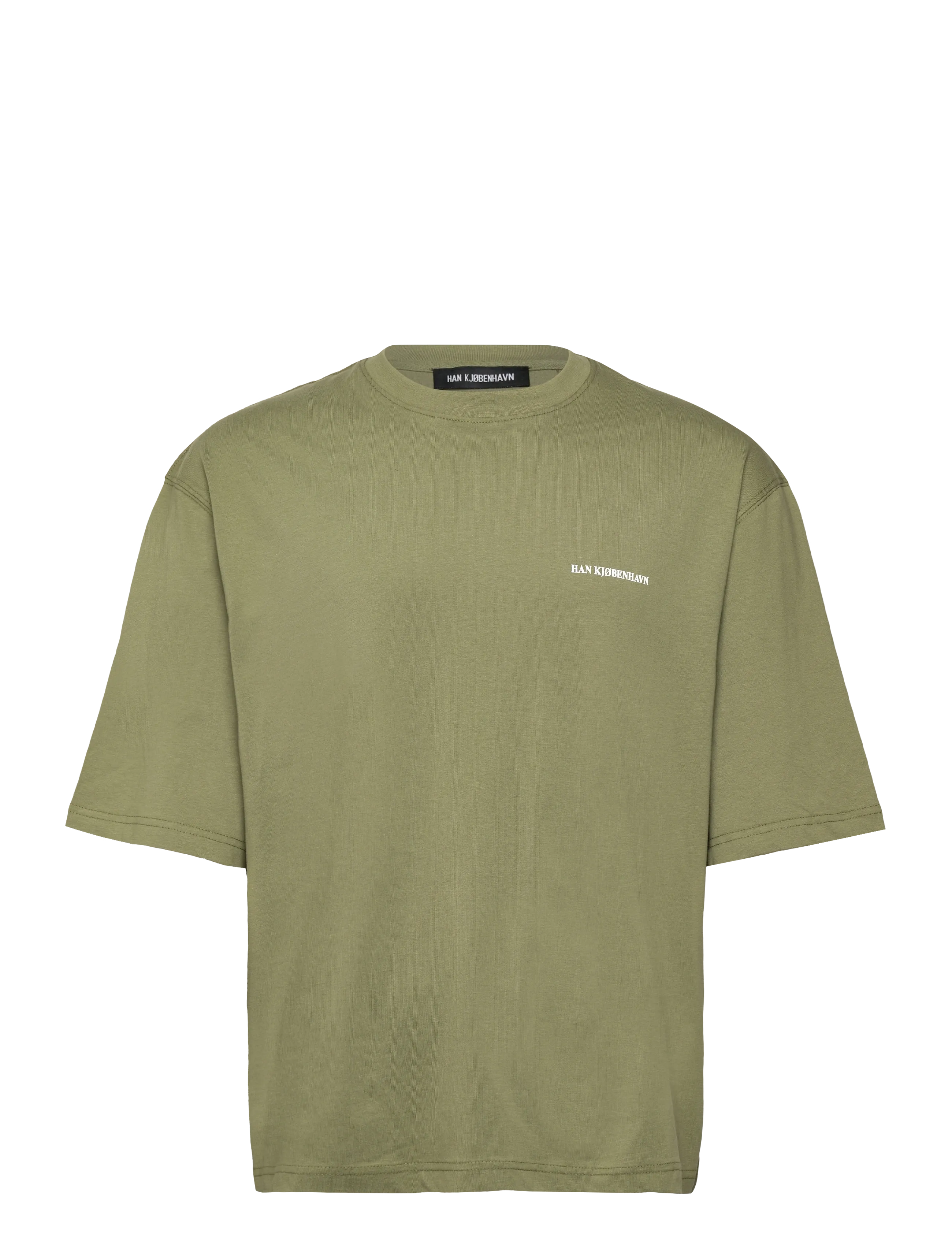 HAN KJØBENHAVN Oversized Tee Khaki - L - Herren