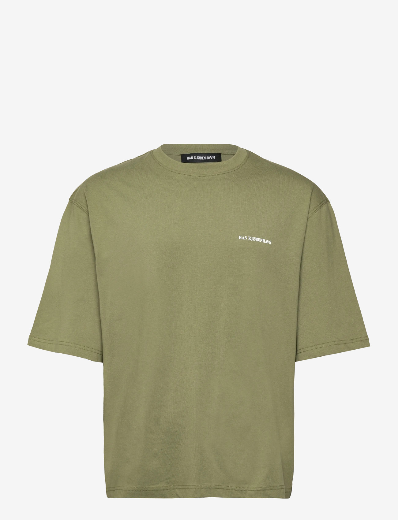HAN Kjøbenhavn - Oversized Tee - kortärmade t-shirts - dark green - 0