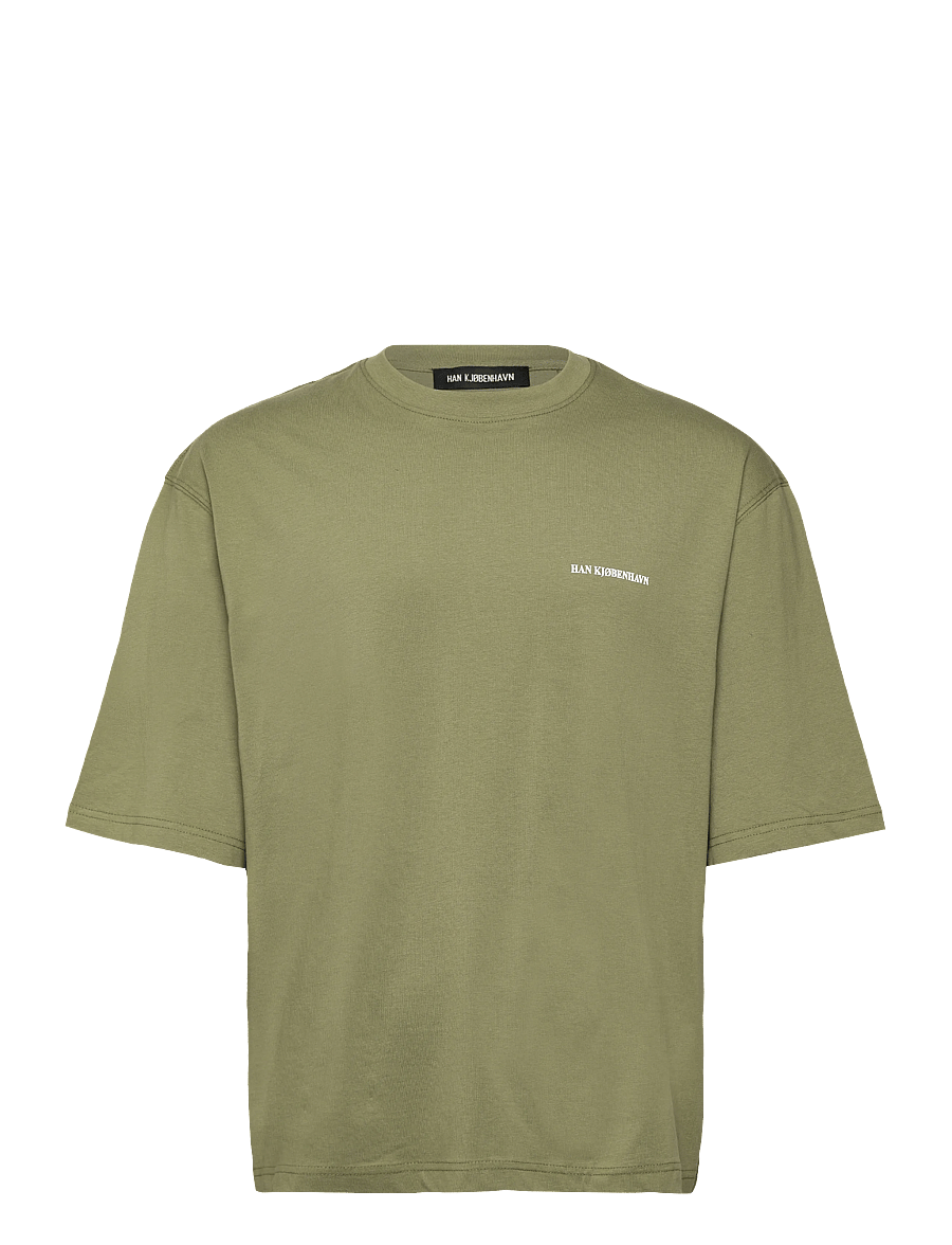 HAN Kjøbenhavn - Oversized Tee - lühikeste varrukatega t-särgid - dark green - 0