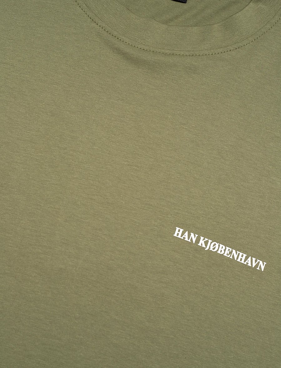 HAN Kjøbenhavn - Oversized Tee - lühikeste varrukatega t-särgid - dark green - 2