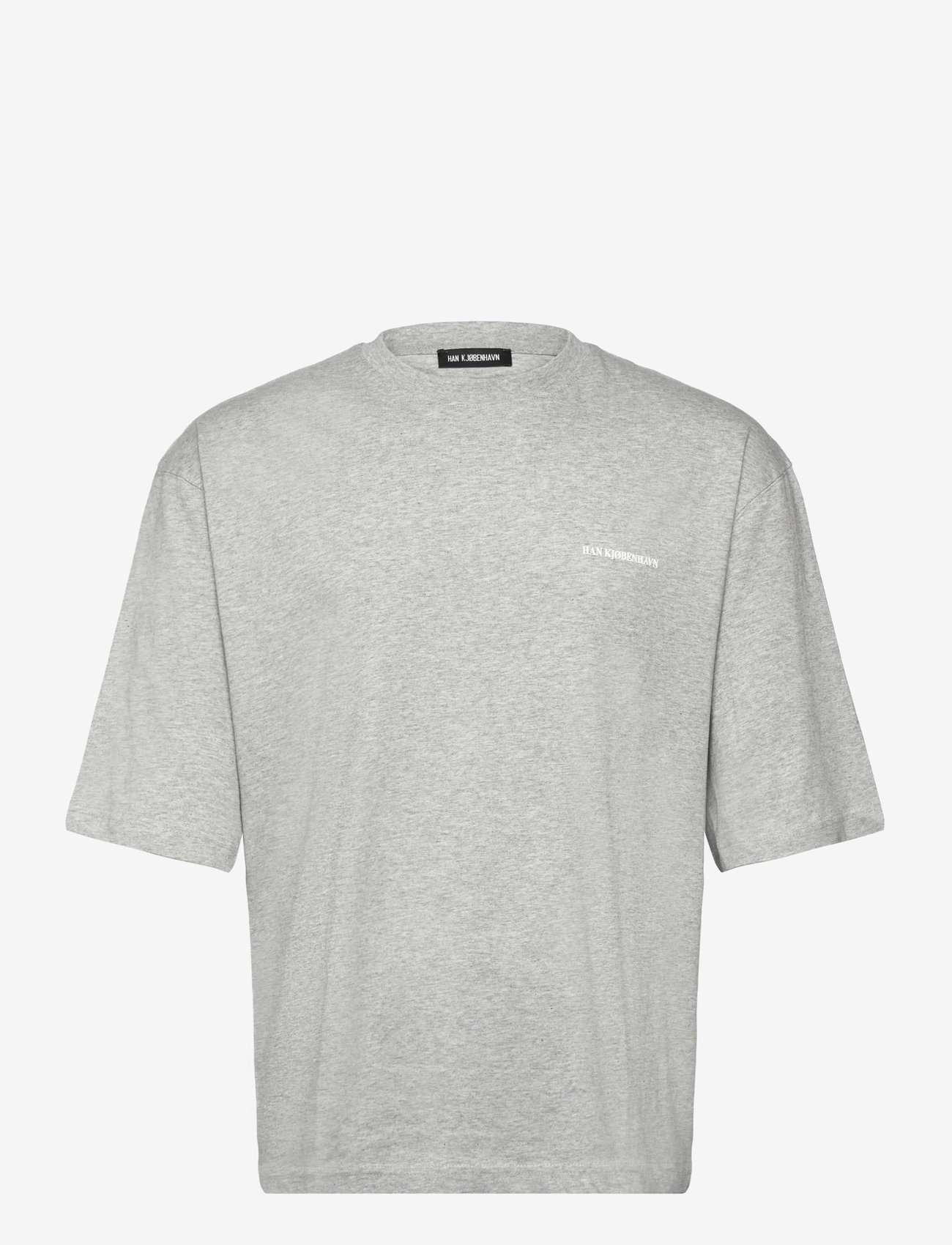 HAN Kjøbenhavn - Oversized Tee - kortærmede t-shirts - grey melange - 0