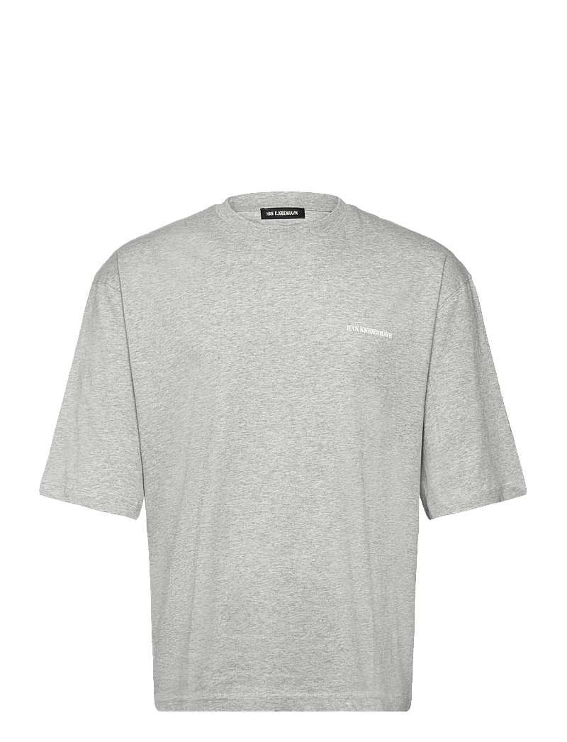 HAN Kjøbenhavn - Oversized Tee - kortærmede t-shirts - grey melange - 0