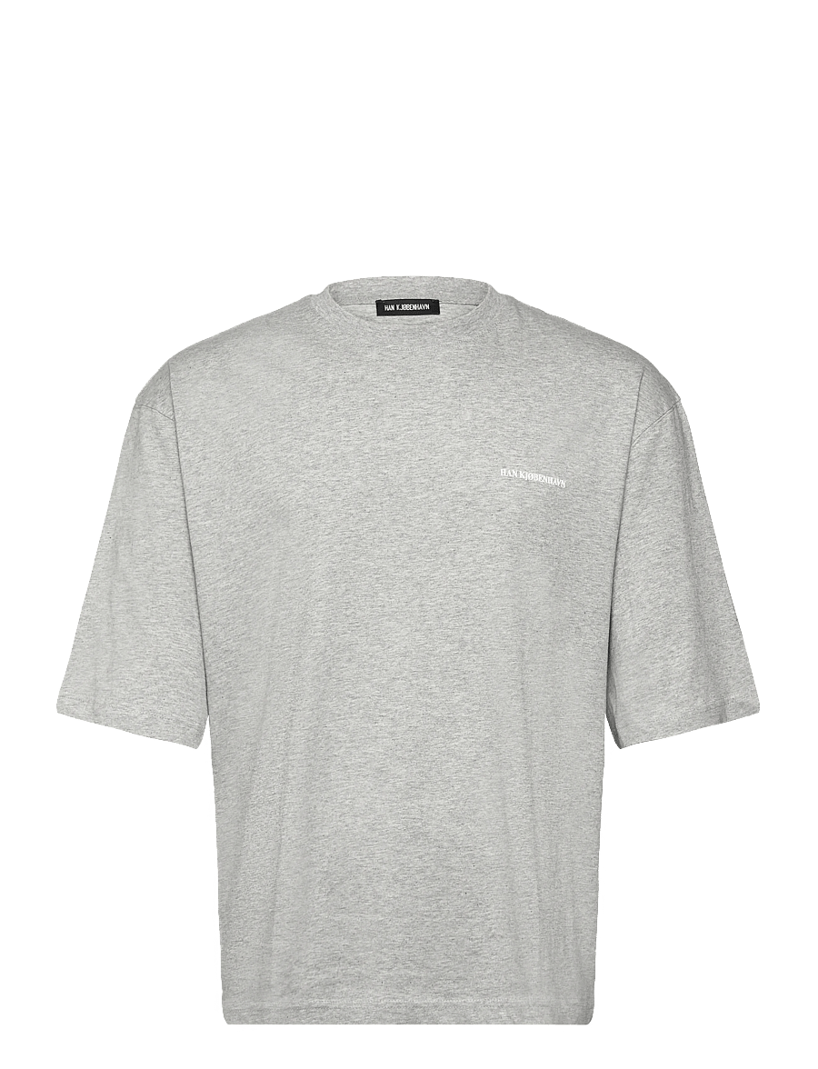HAN Kjøbenhavn - Oversized Tee - kurzärmelige t-shirts - grey melange - 0