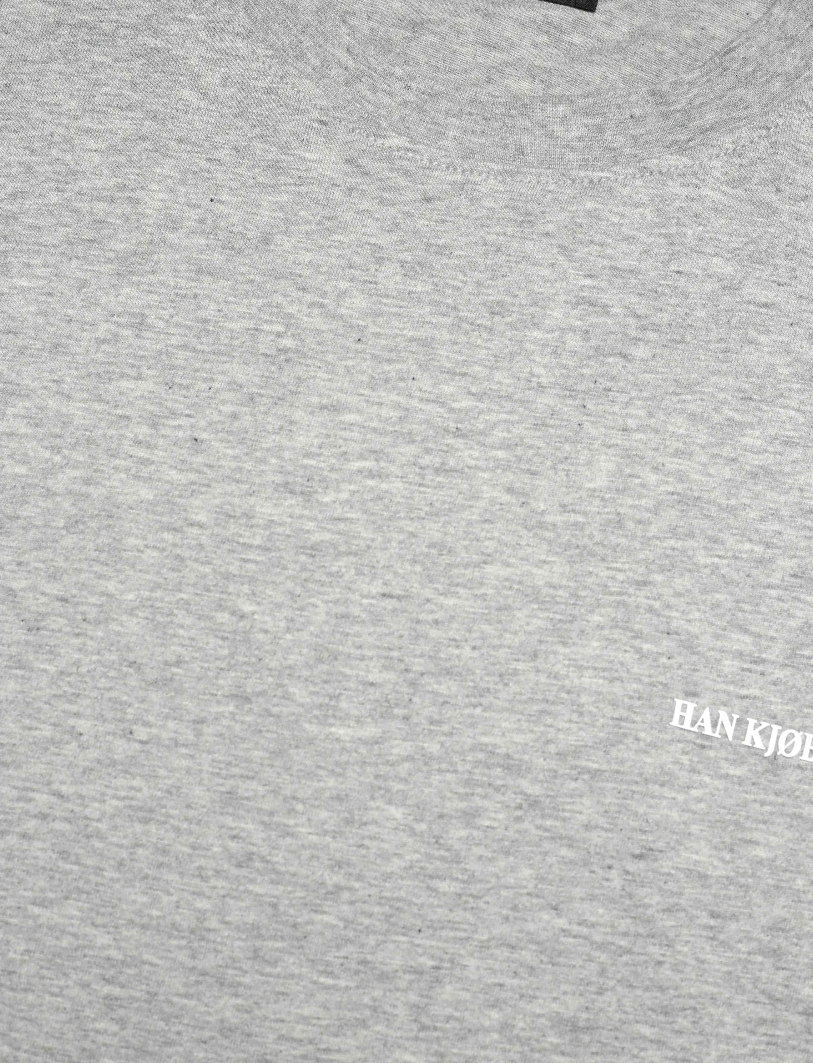 HAN Kjøbenhavn - Oversized Tee - short-sleeved t-shirts - grey melange - 2