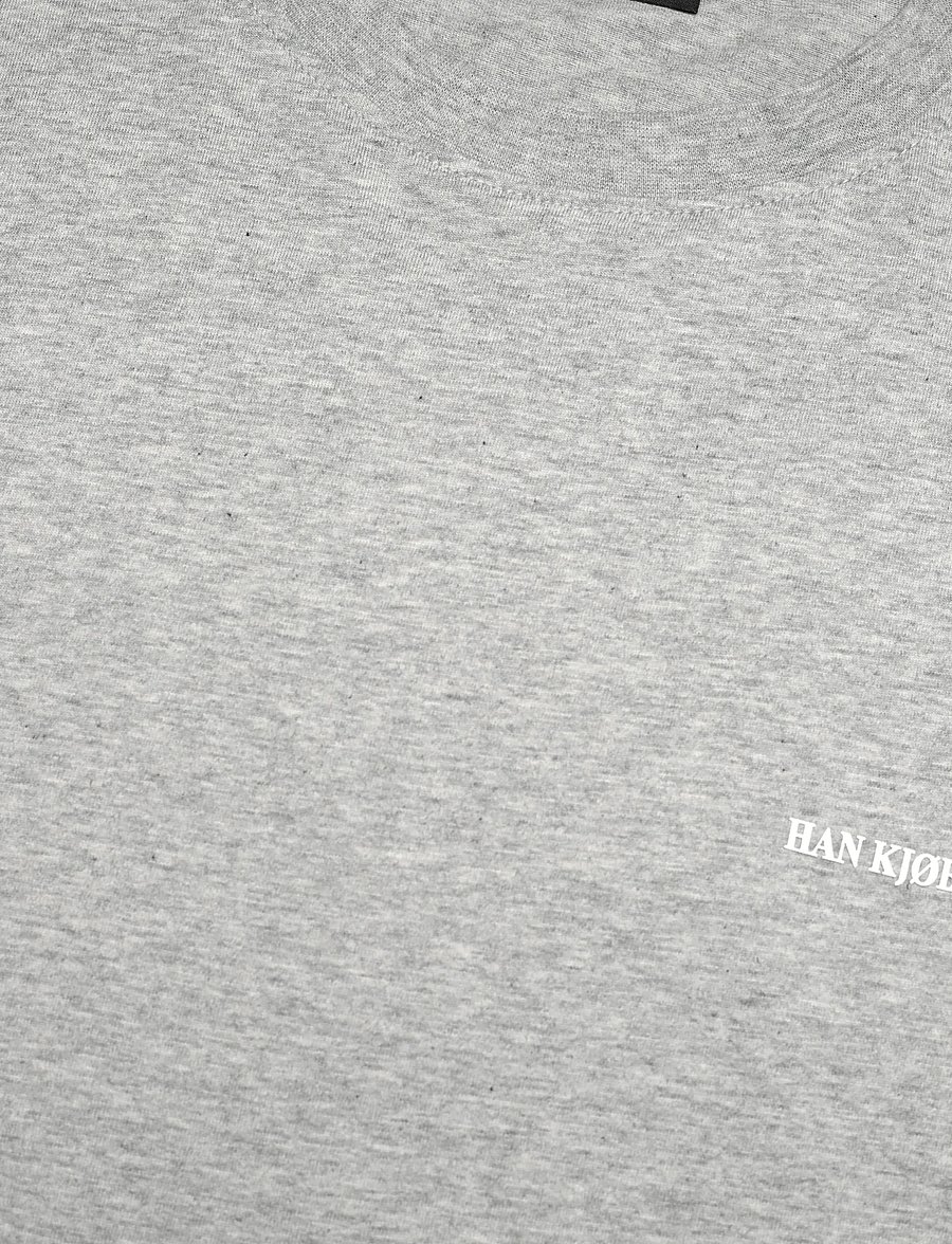 HAN Kjøbenhavn - Oversized Tee - kurzärmelige t-shirts - grey melange - 2