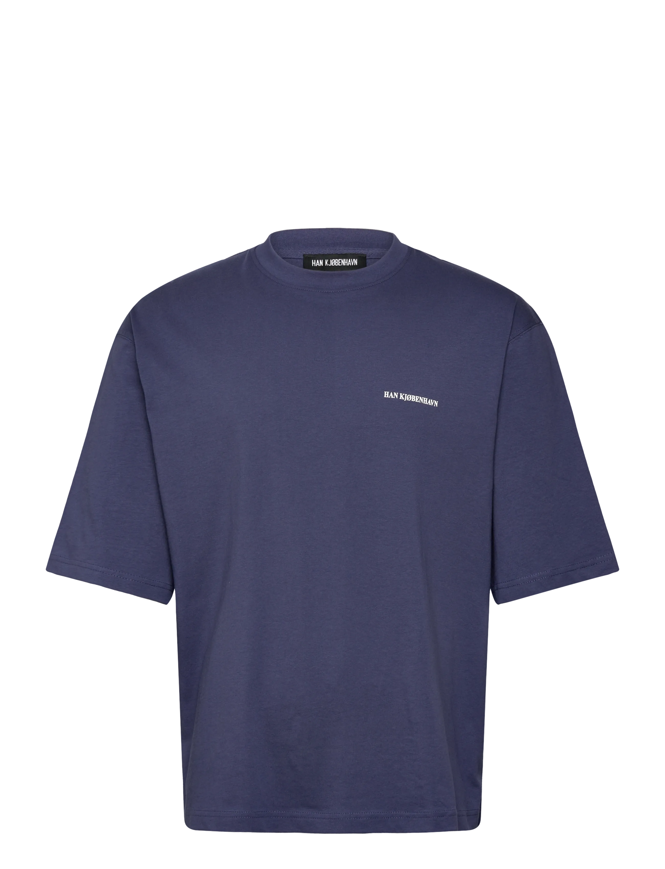 HAN KJØBENHAVN Oversized Tee Navy - S - Herren