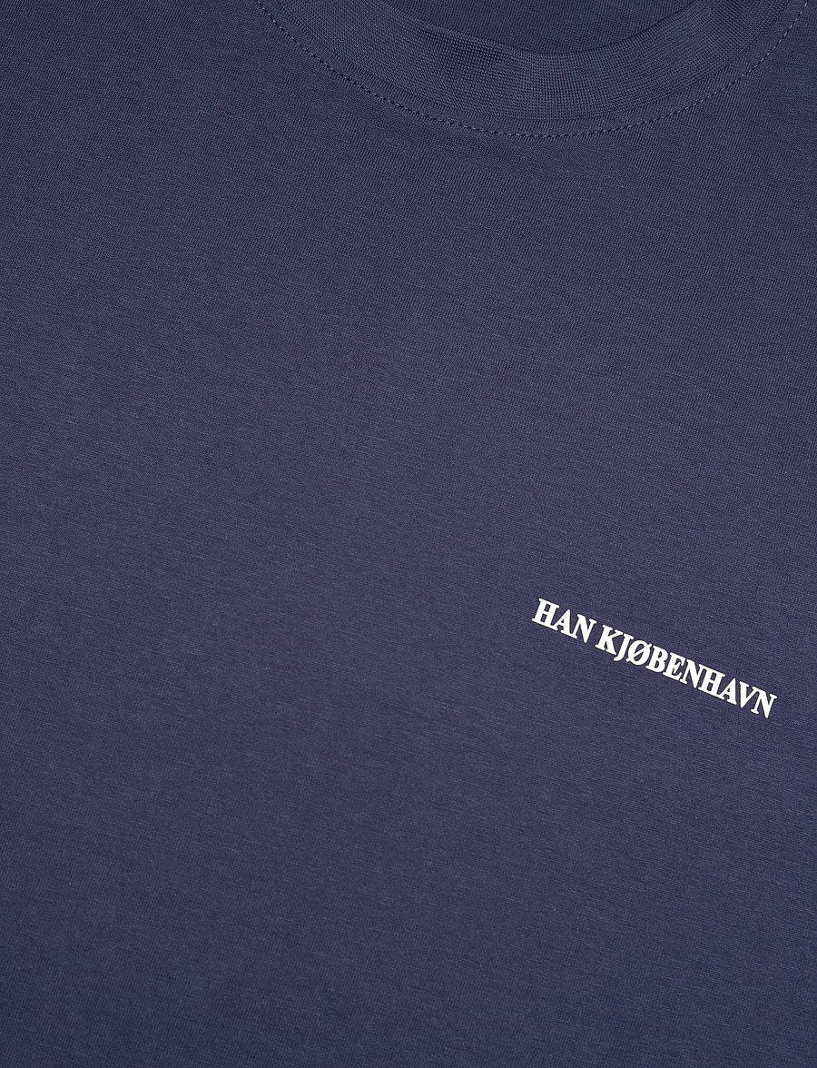HAN Kjøbenhavn - Oversized Tee - kurzärmelige t-shirts - navy - 2