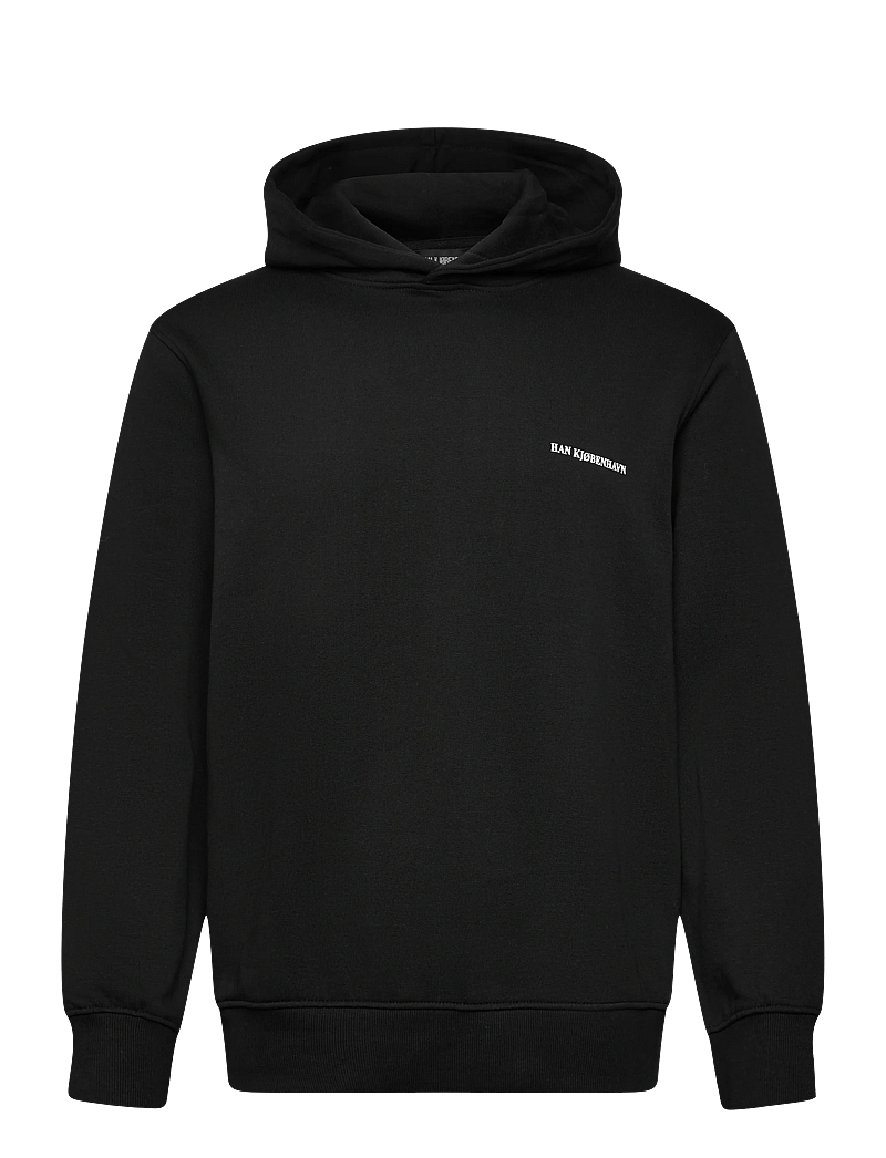 HAN Kjøbenhavn - Regular Hoodie - hoodies - black - 0